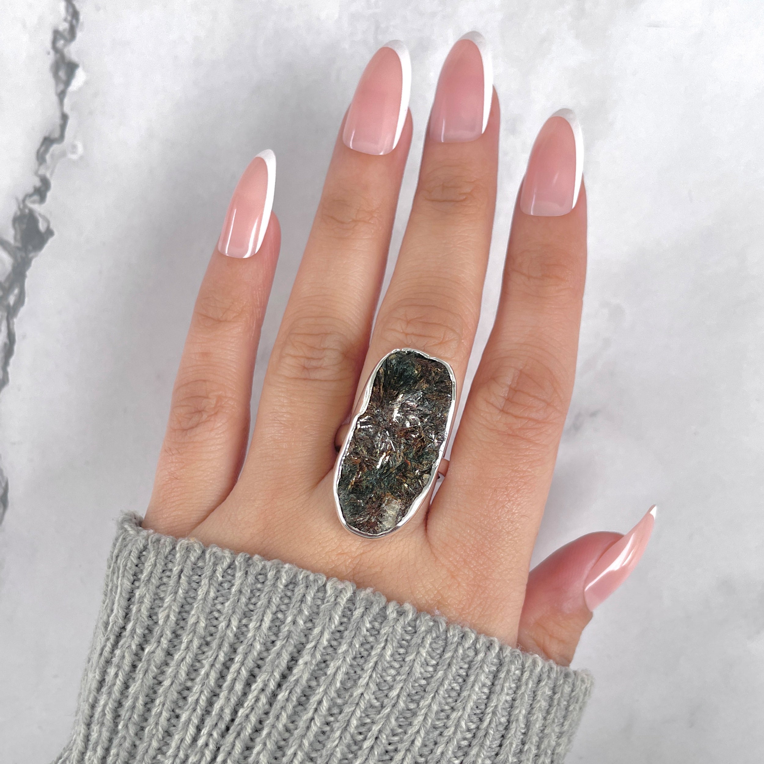 Astrophyllite Adjustable Ring-(AST-R-59.)