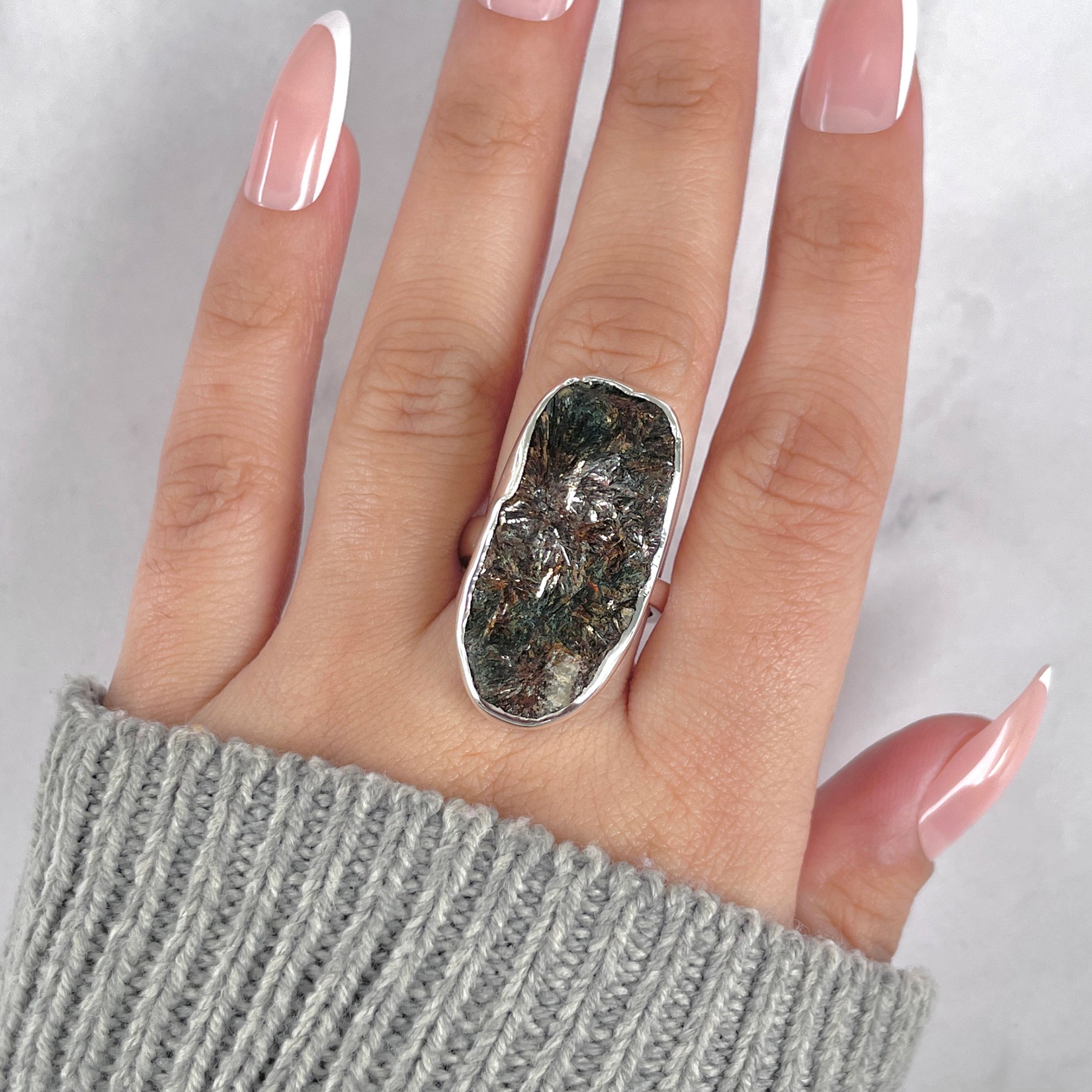 Astrophyllite Adjustable Ring-(AST-R-59.)