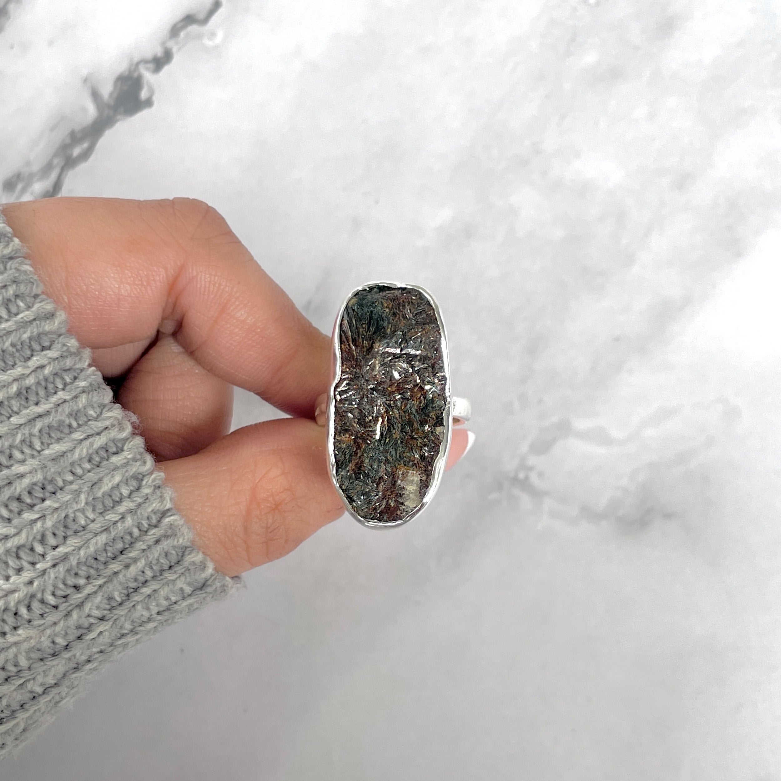 Astrophyllite Adjustable Ring-(AST-R-59.)