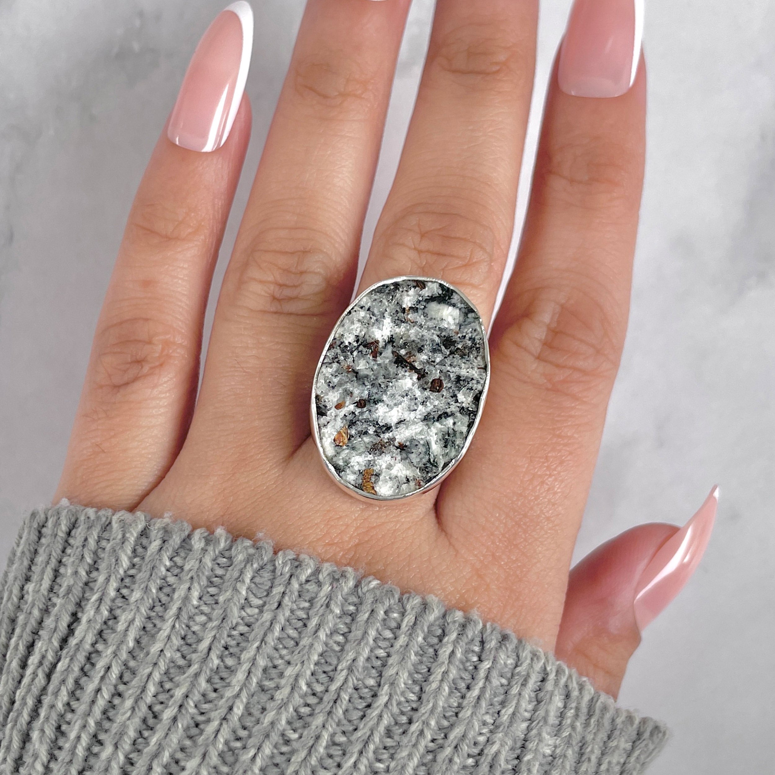 Astrophyllite Adjustable Ring-(AST-R-60.)