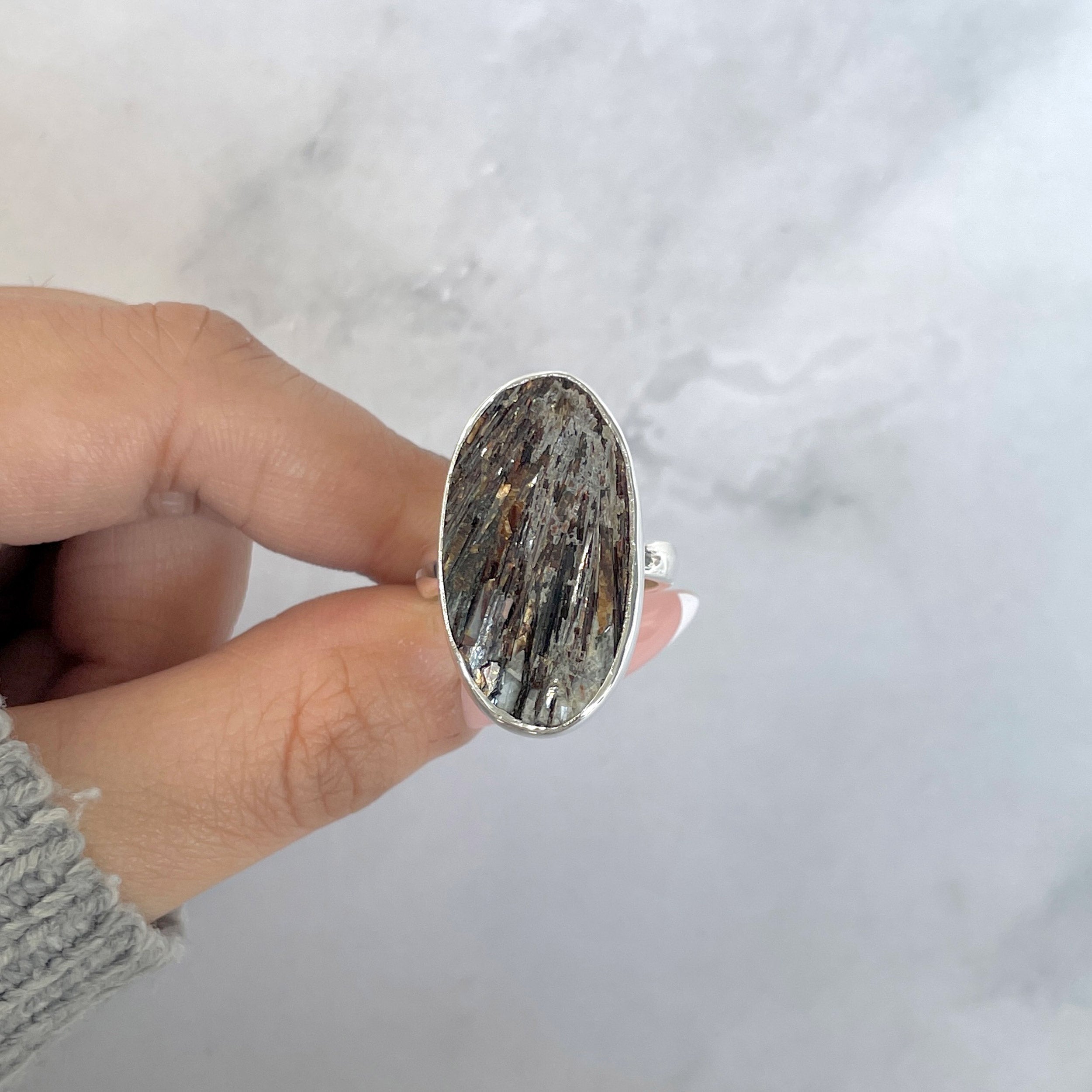 Astrophyllite Adjustable Ring-(AST-R-61.)