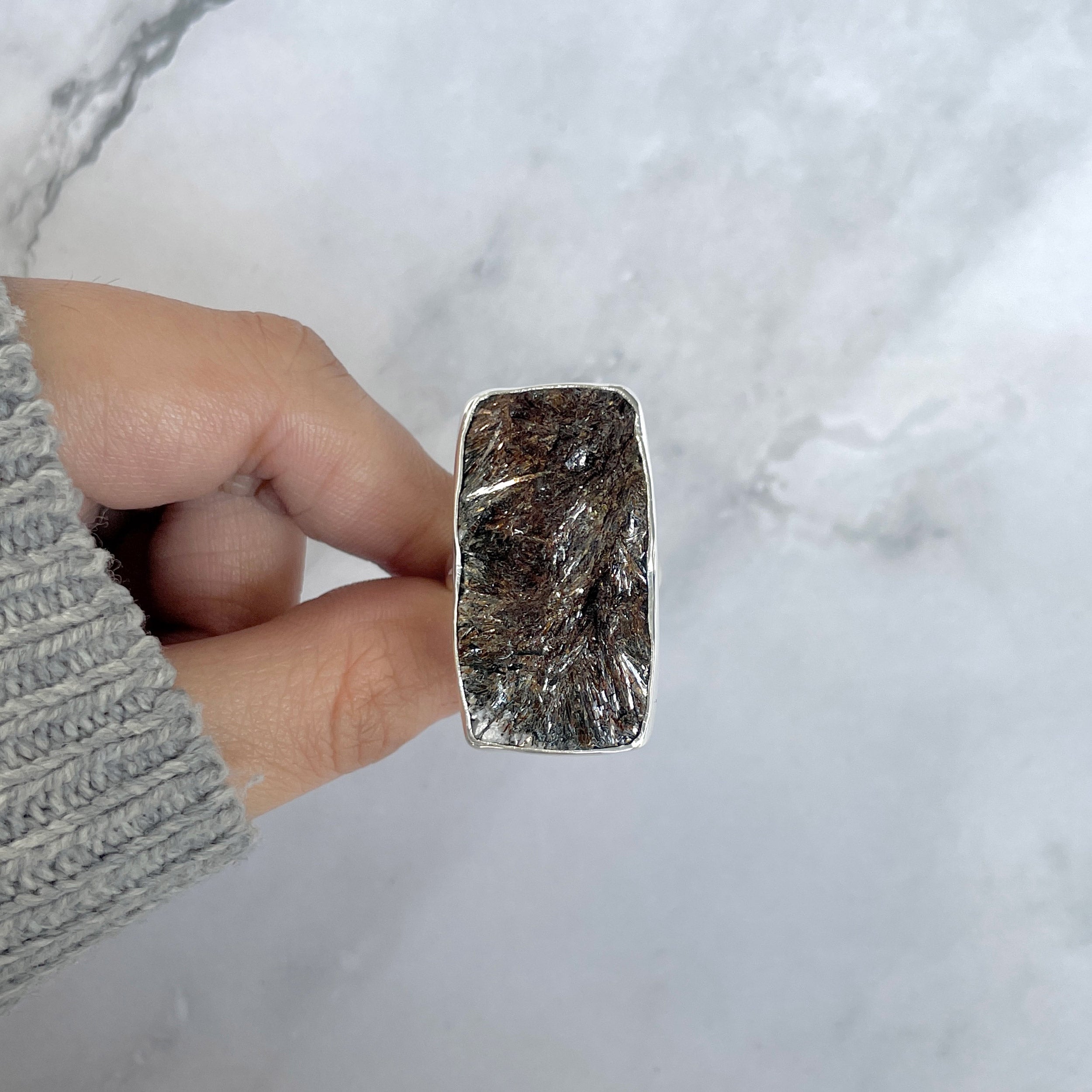 Astrophyllite Adjustable Ring-(AST-R-62.)