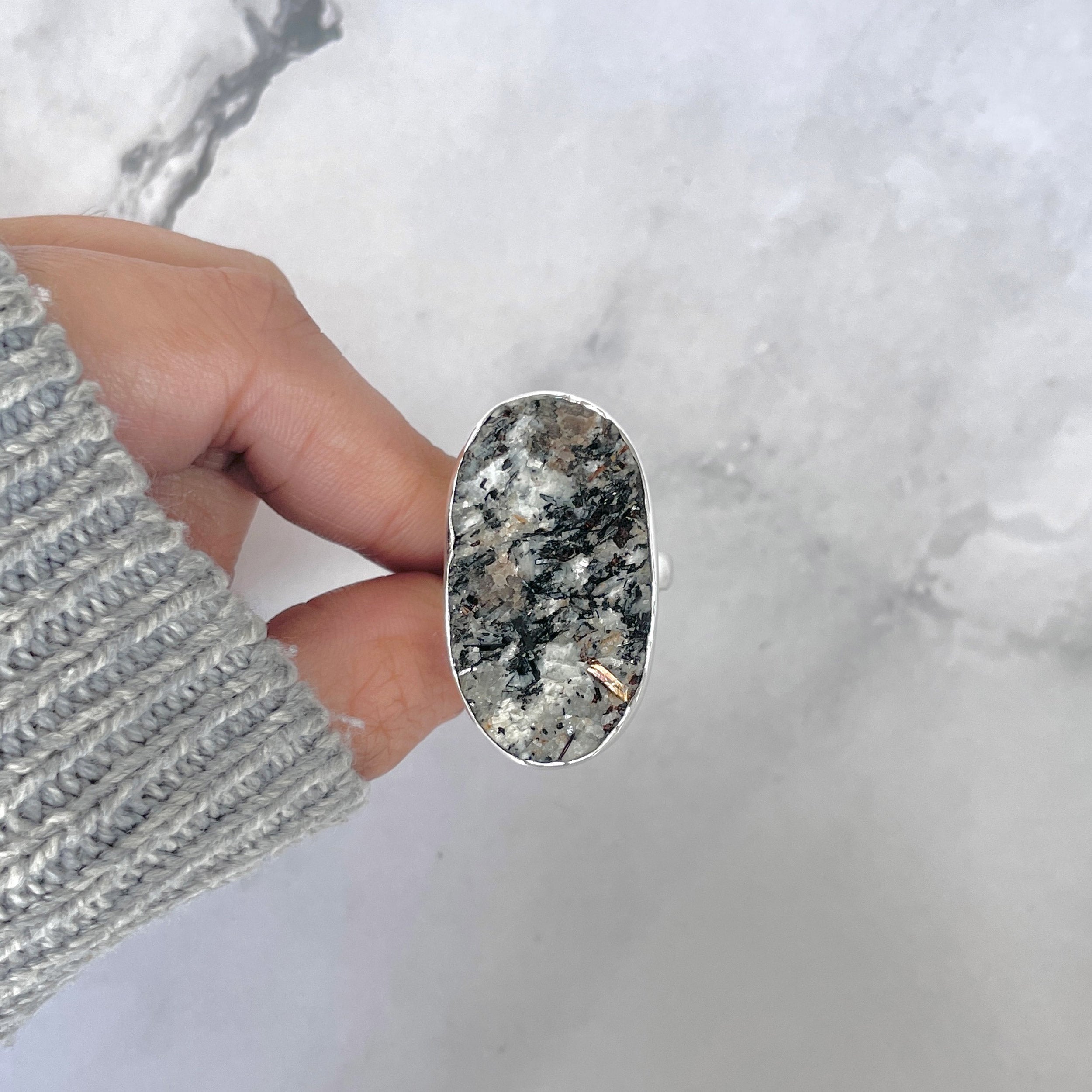 Astrophyllite Adjustable Ring-(AST-R-63.)