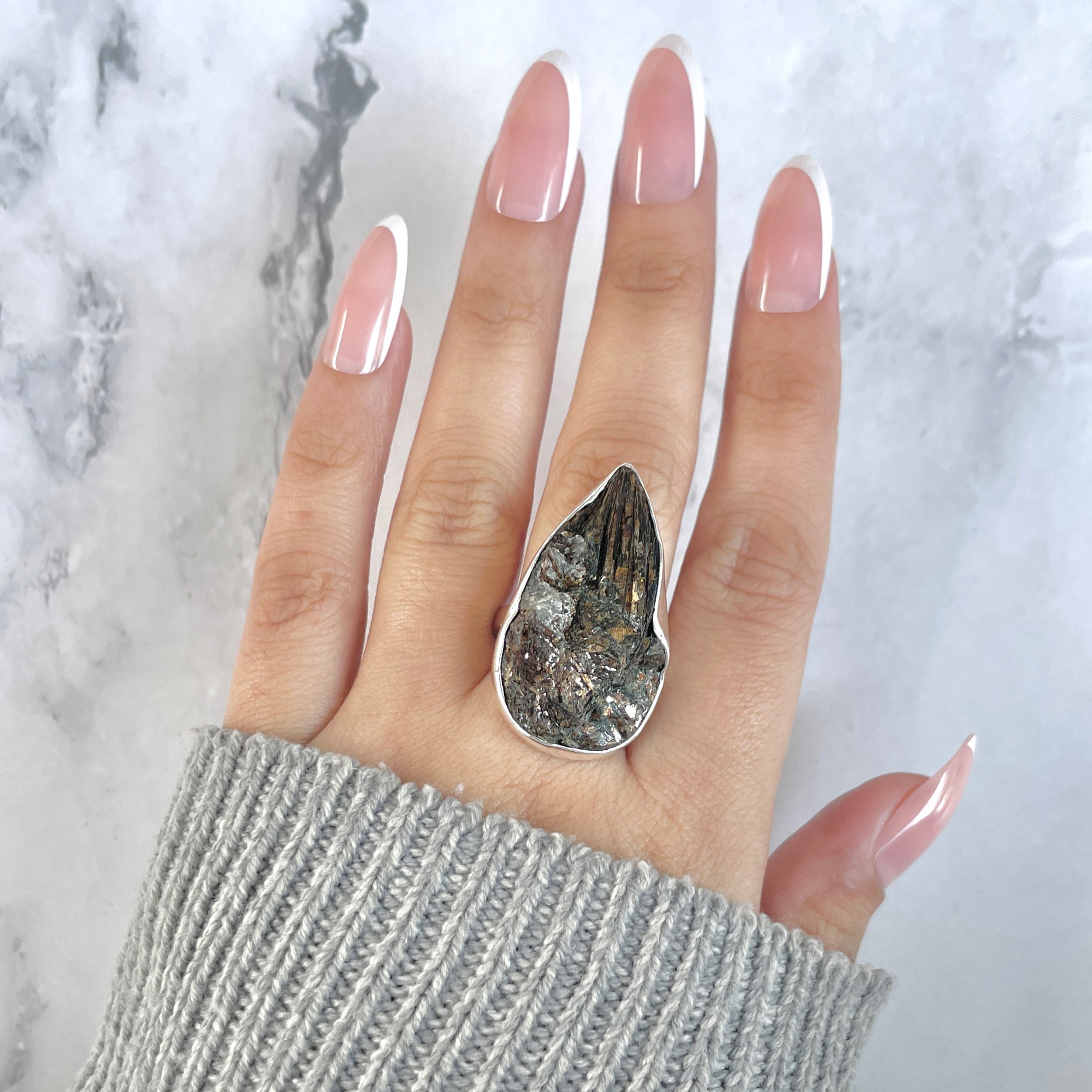 Astrophyllite Adjustable Ring-(AST-R-64.)