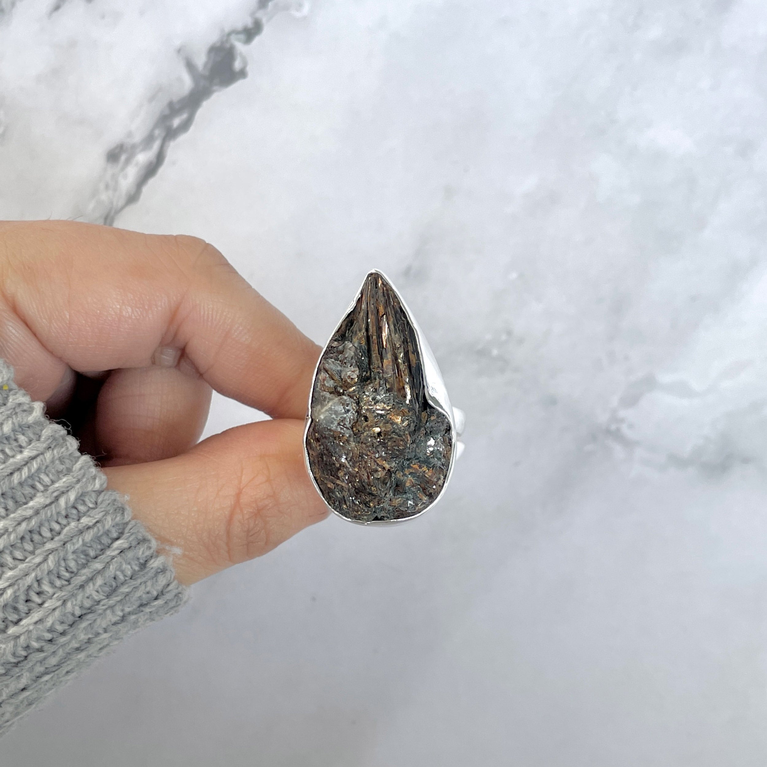 Astrophyllite Adjustable Ring-(AST-R-64.)