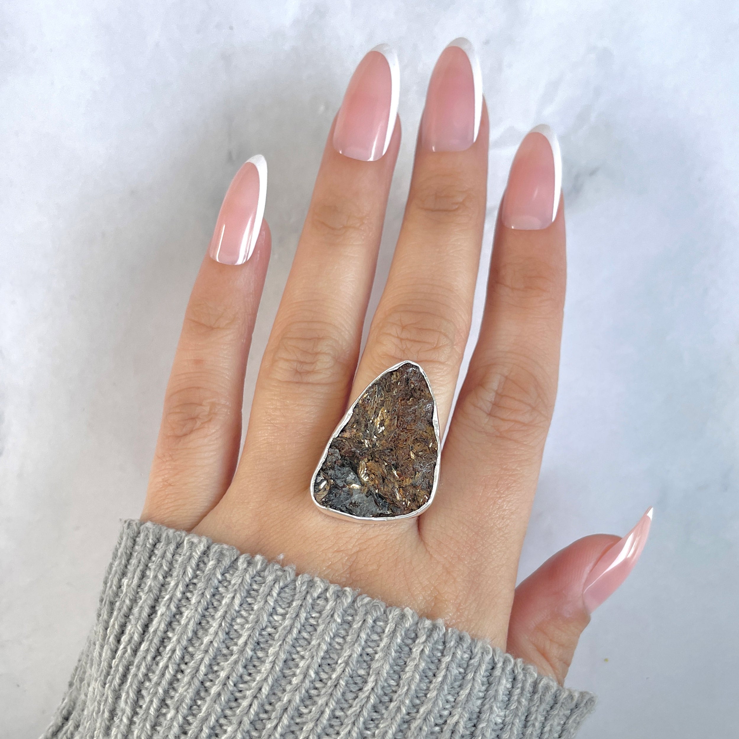 Astrophyllite Adjustable Ring-(AST-R-65.)
