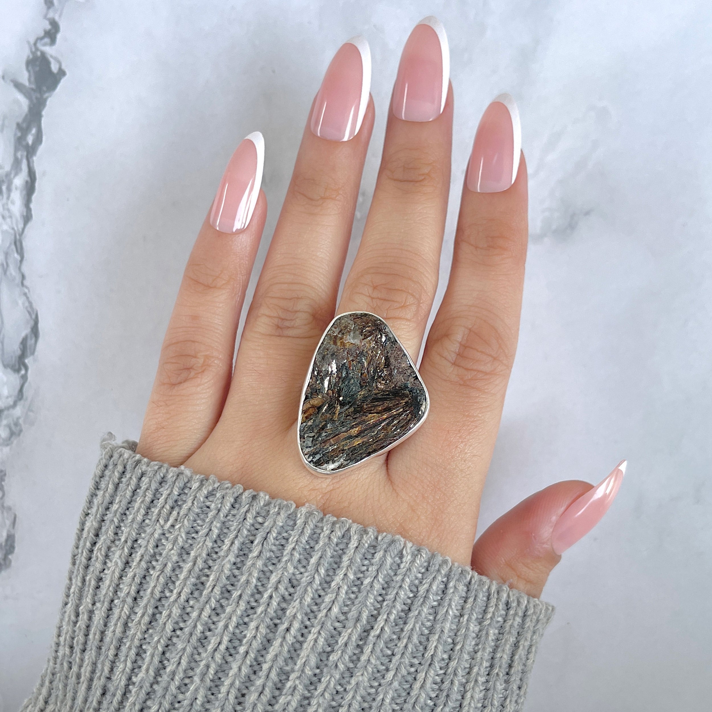 Astrophyllite Adjustable Ring-(AST-R-66.)