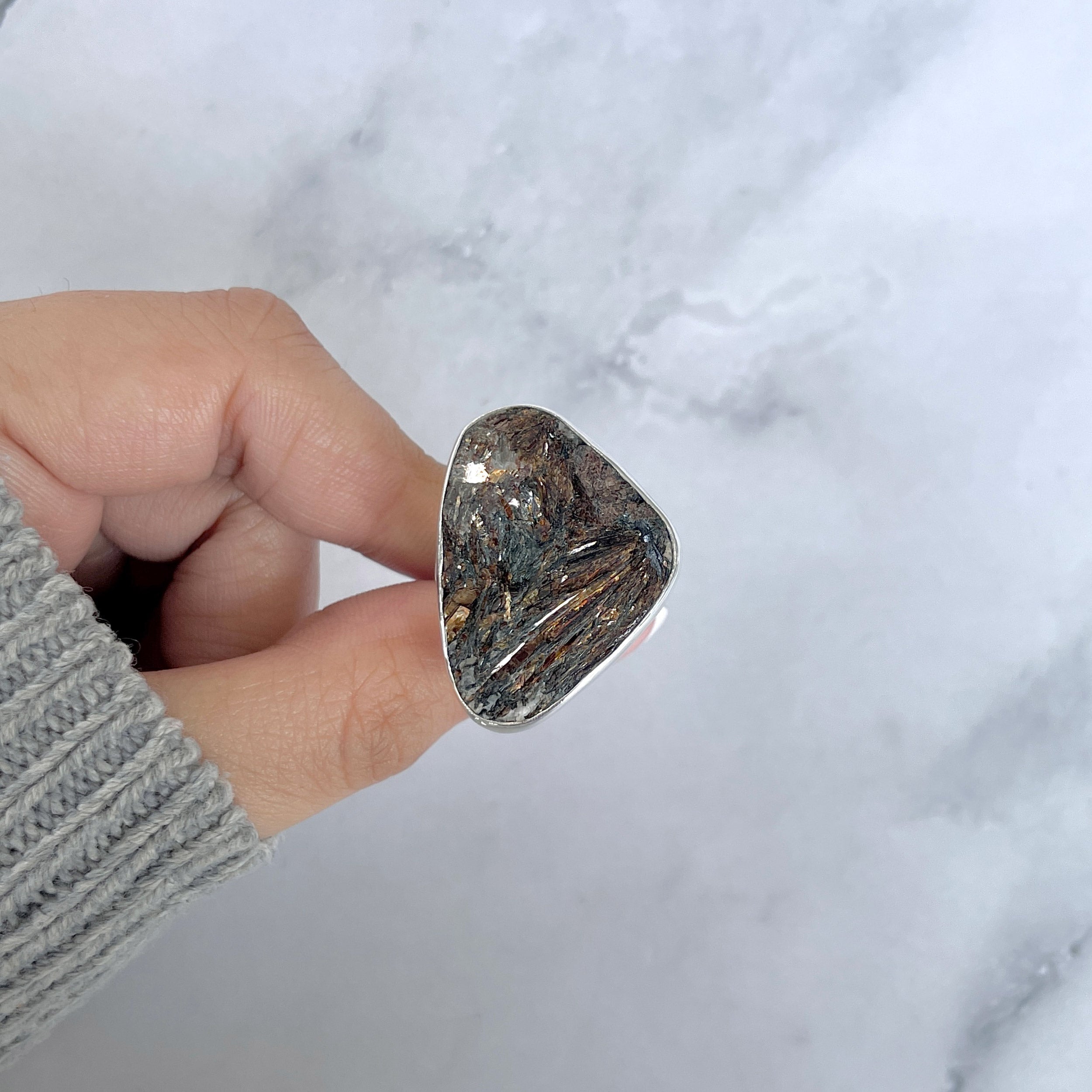 Astrophyllite Adjustable Ring-(AST-R-66.)