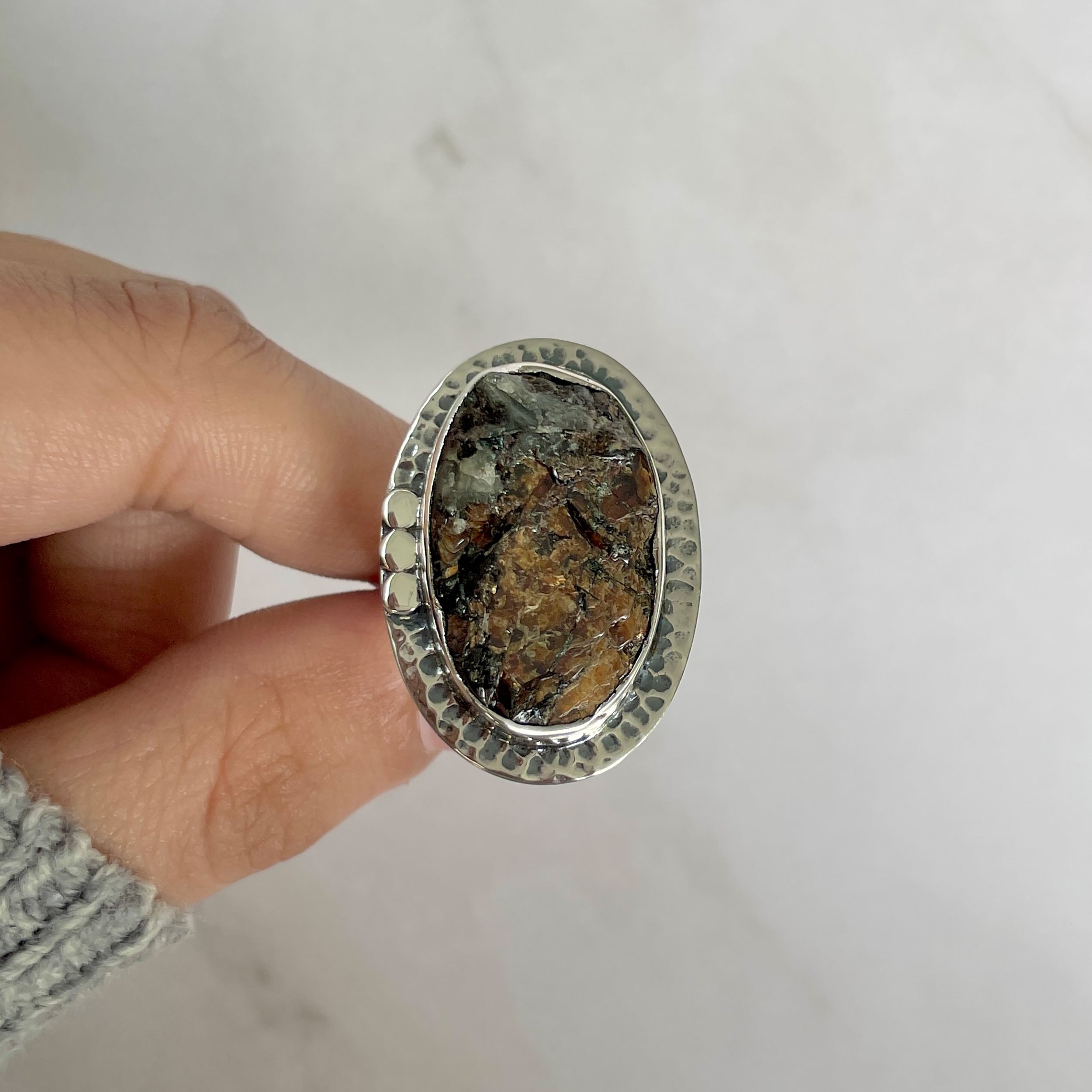 Astrophyllite Adjustable Ring-(AST-R-7.)