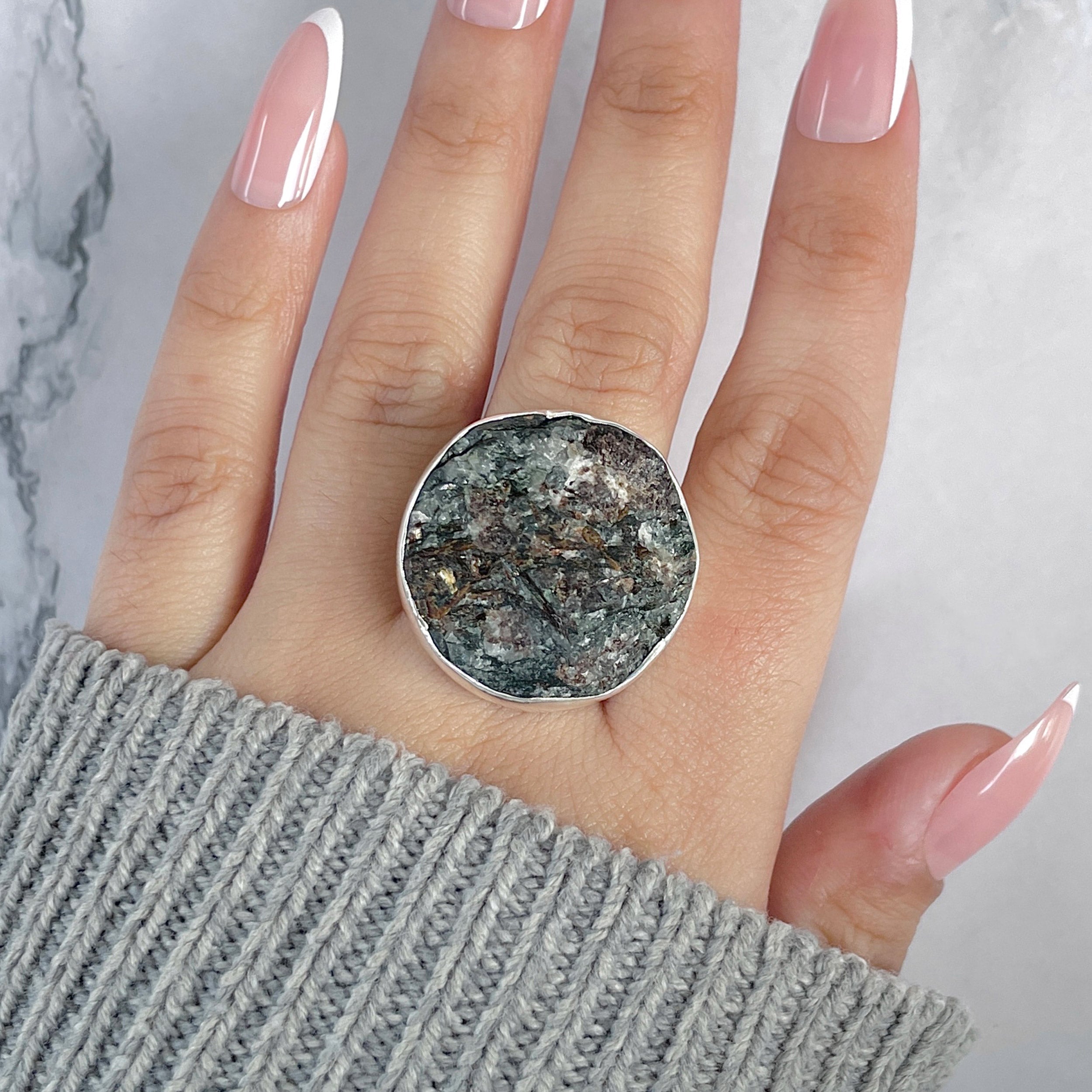 Astrophyllite Adjustable Ring-(AST-R-70.)