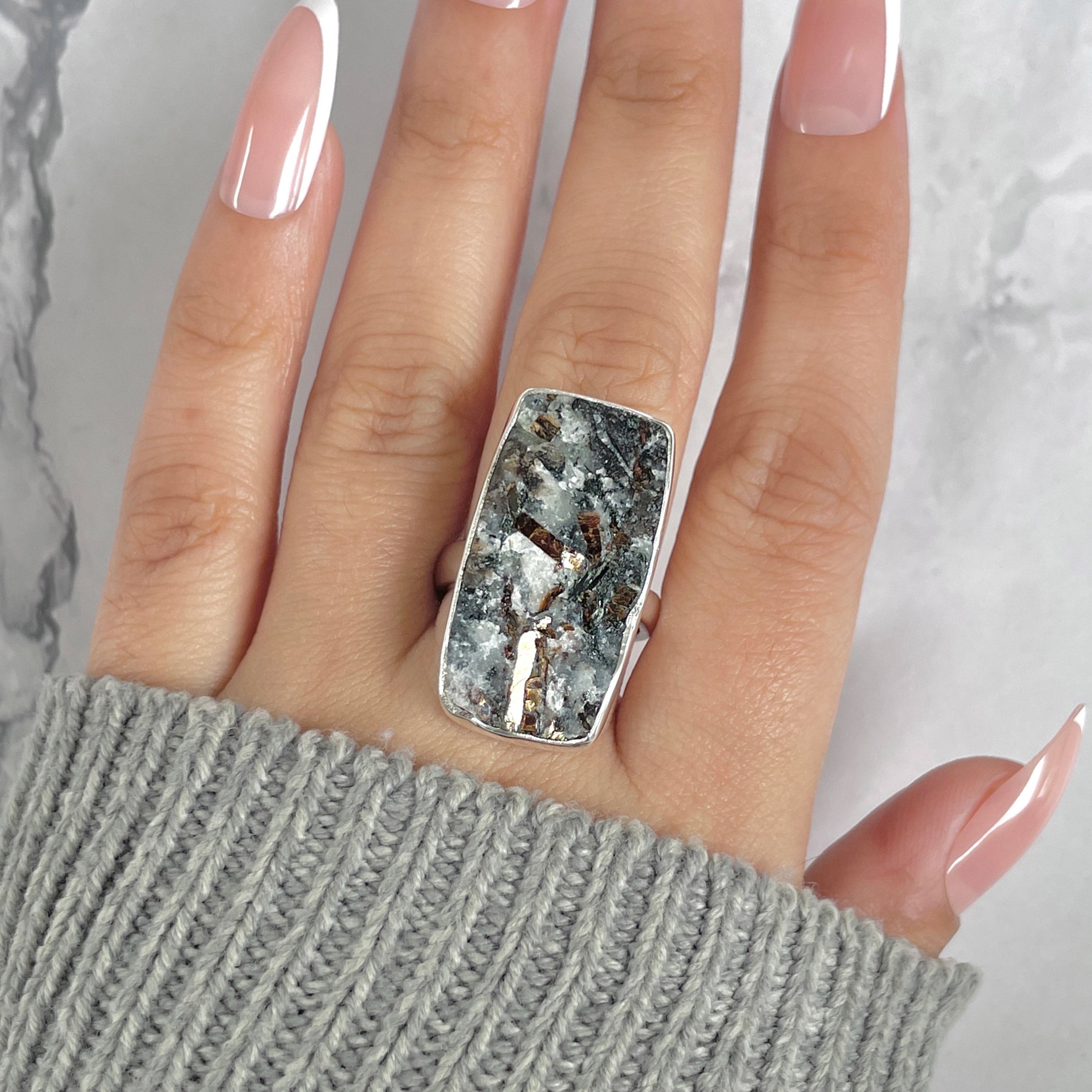Astrophyllite Adjustable Ring-(AST-R-72.)
