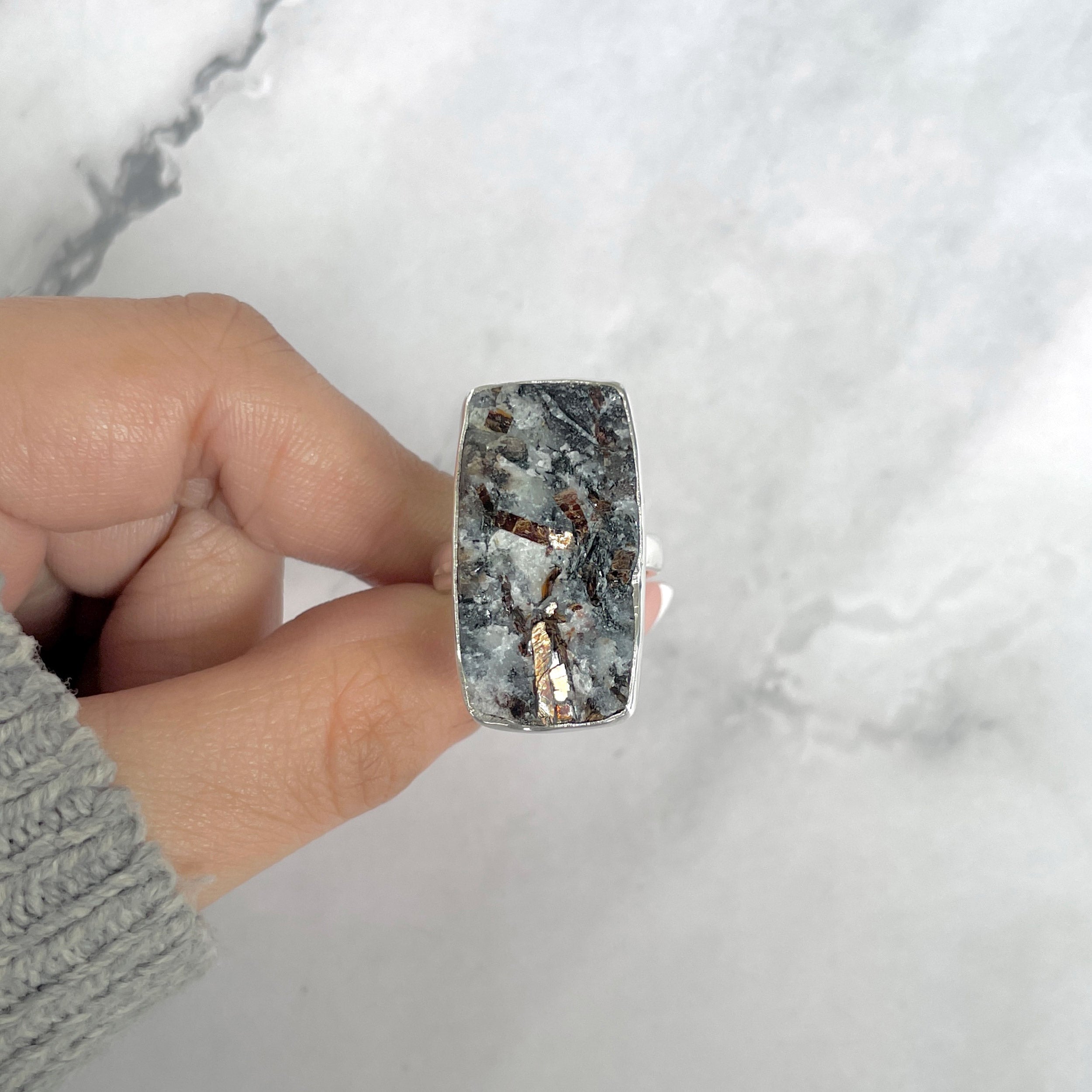 Astrophyllite Adjustable Ring-(AST-R-72.)