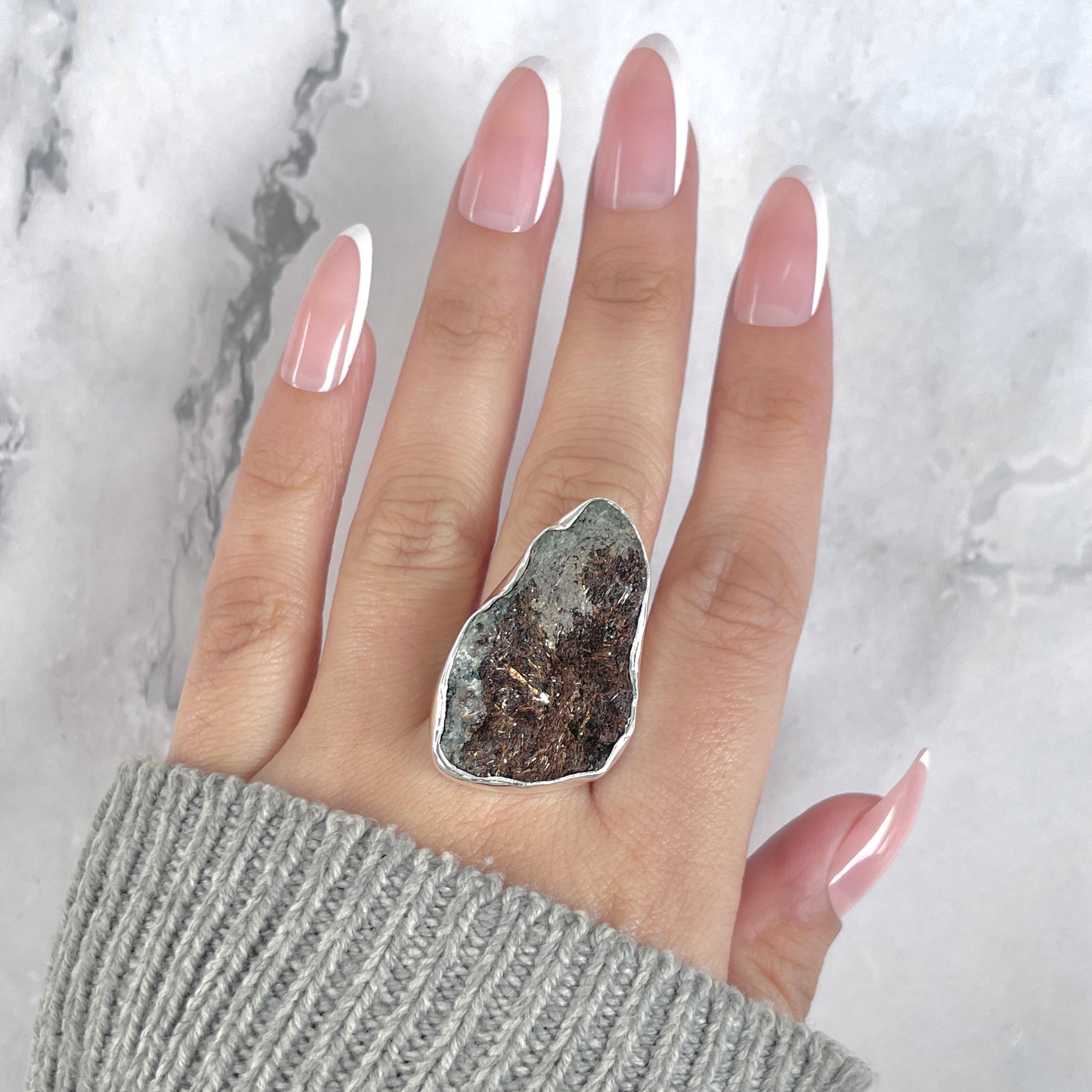 Astrophyllite Adjustable Ring-(AST-R-74.)