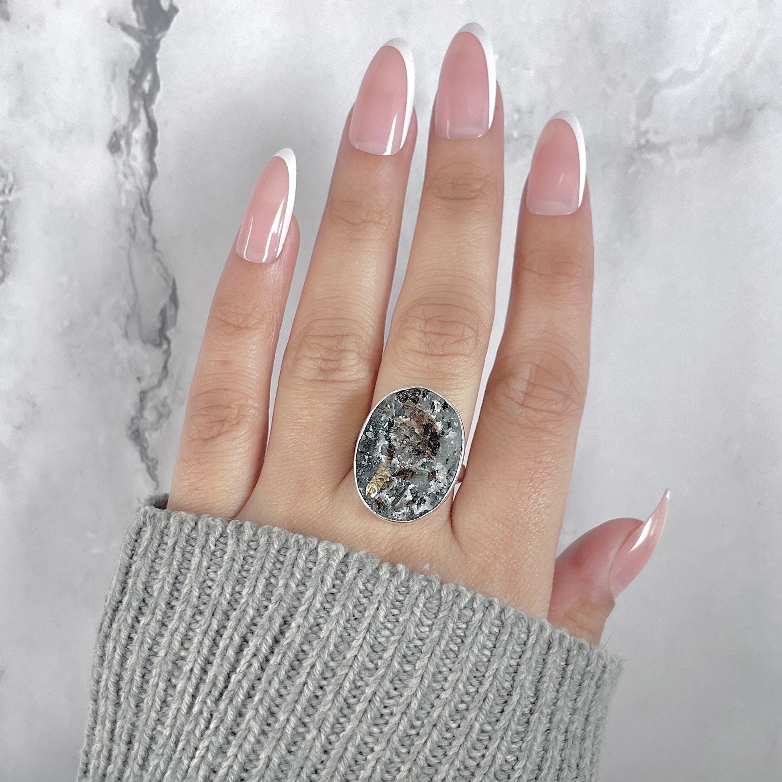 Astrophyllite Adjustable Ring-(AST-R-75.)
