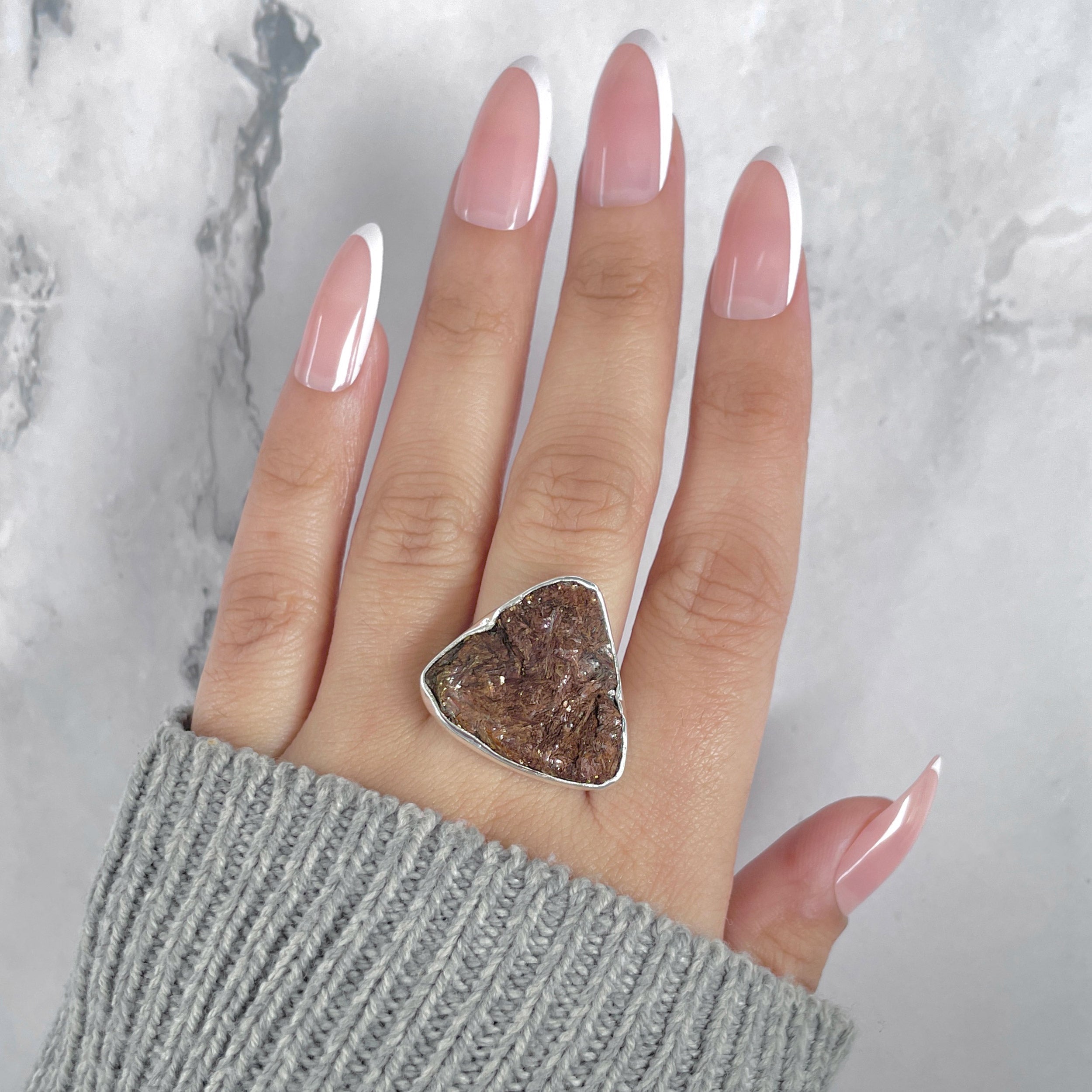 Astrophyllite Adjustable Ring-(AST-R-76.)