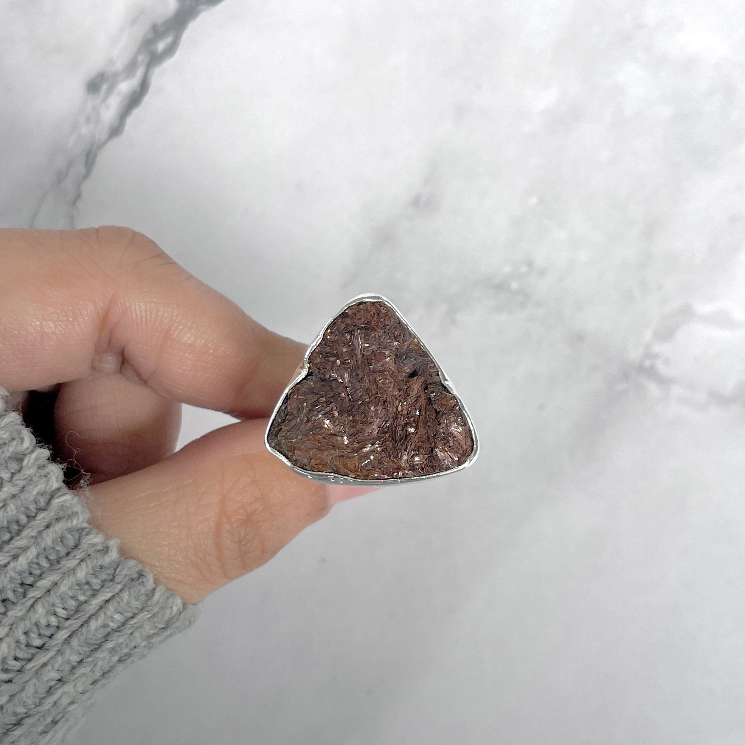 Astrophyllite Adjustable Ring-(AST-R-76.)