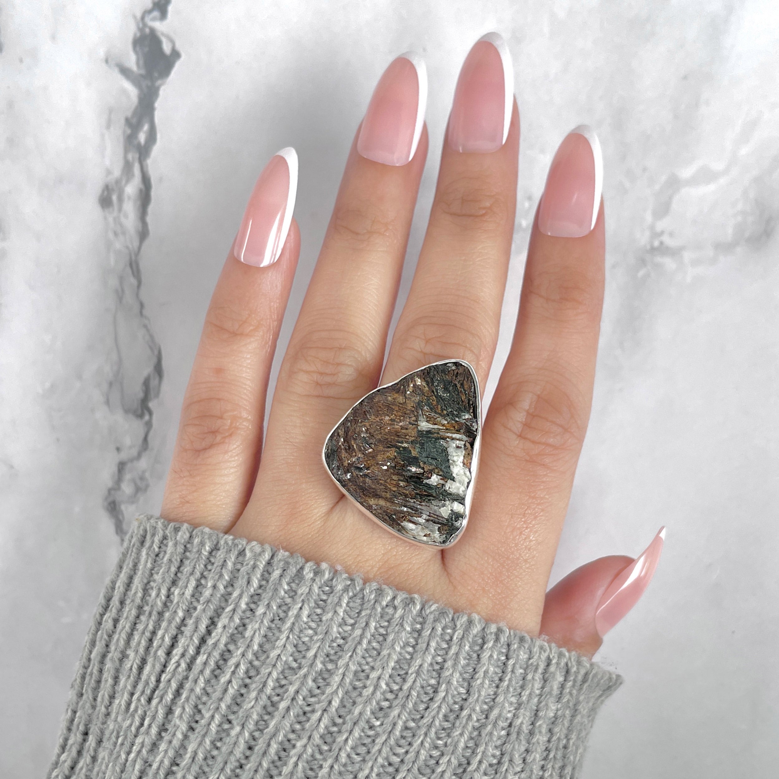 Astrophyllite Adjustable Ring-(AST-R-77.)