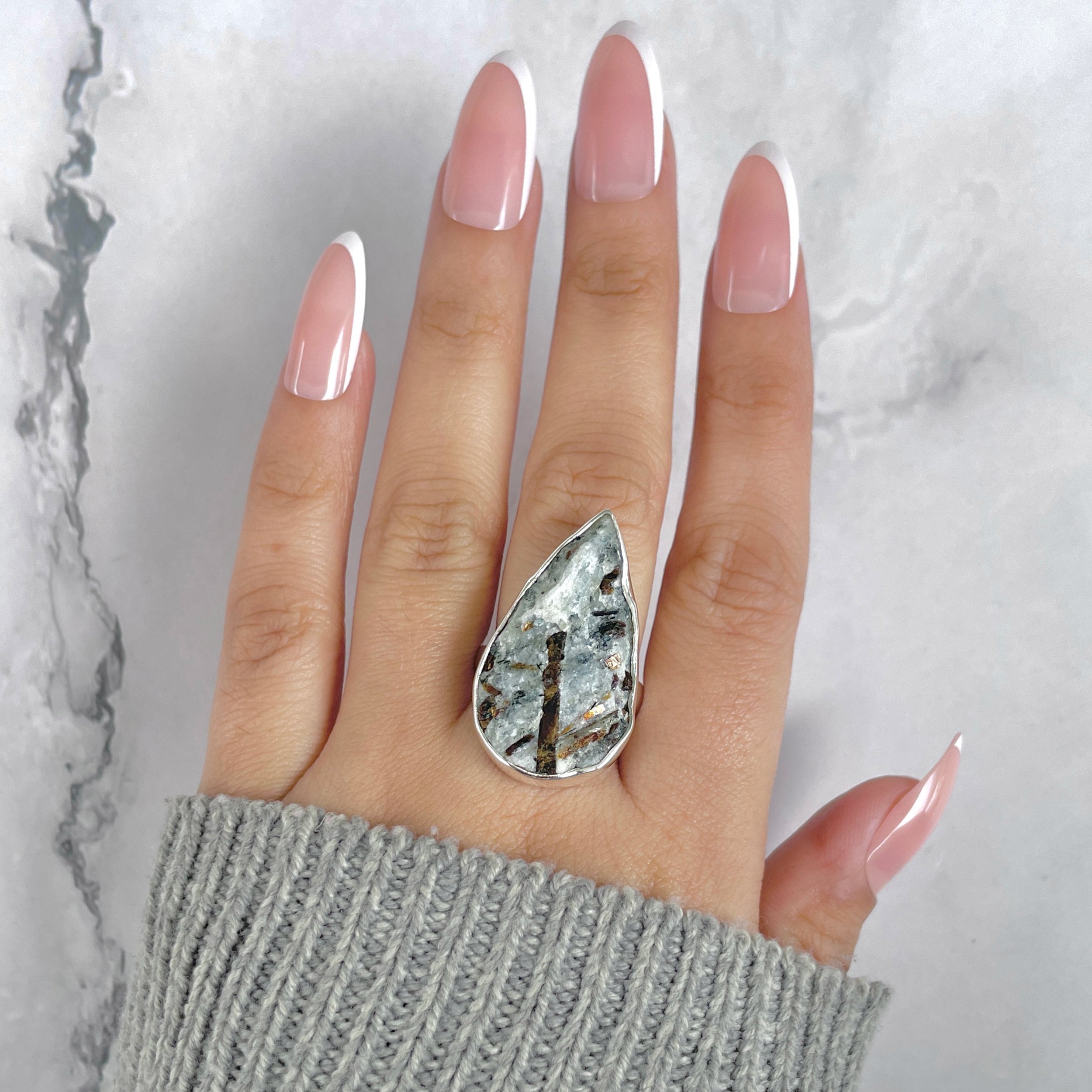 Astrophyllite Adjustable Ring-(AST-R-78.)