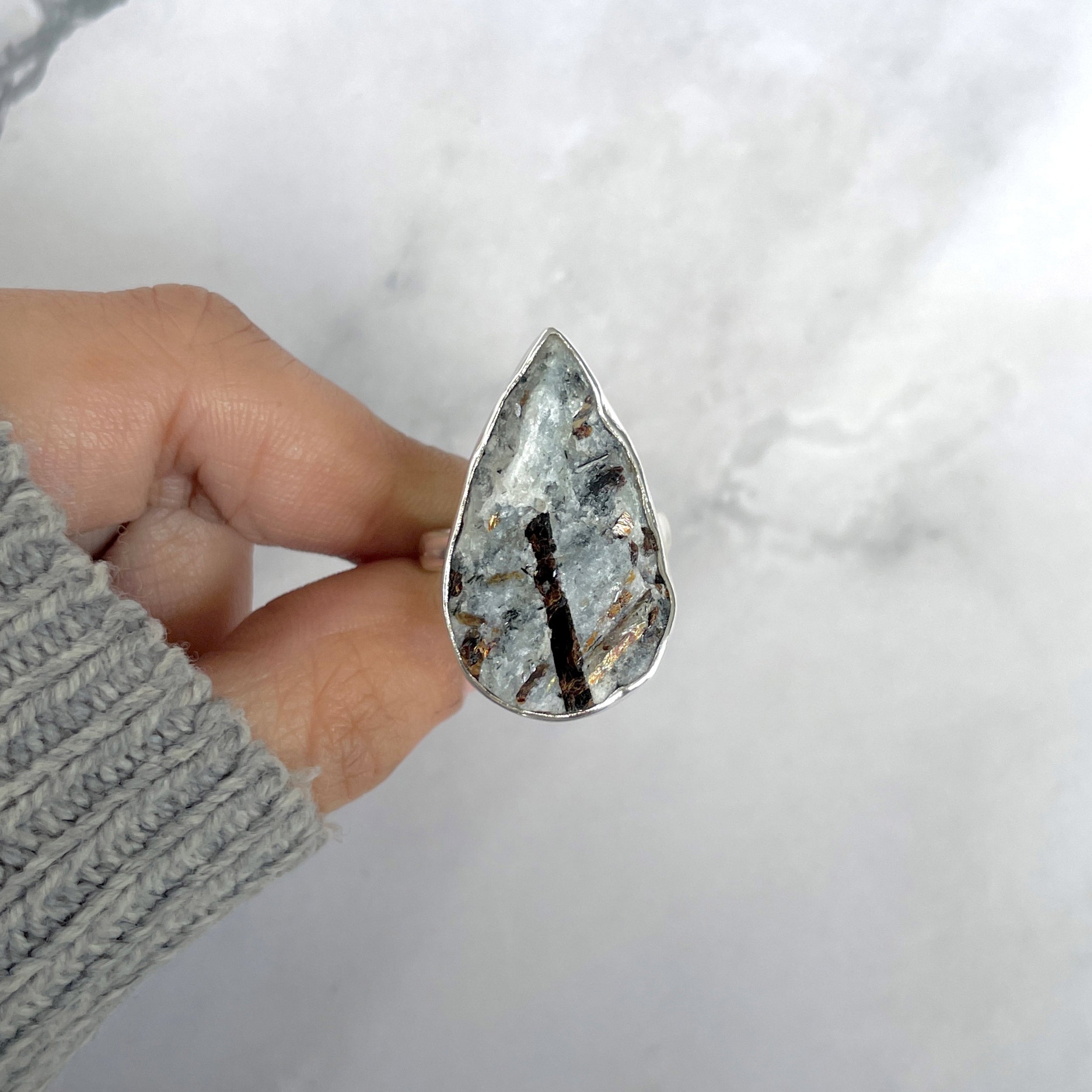 Astrophyllite Adjustable Ring-(AST-R-78.)