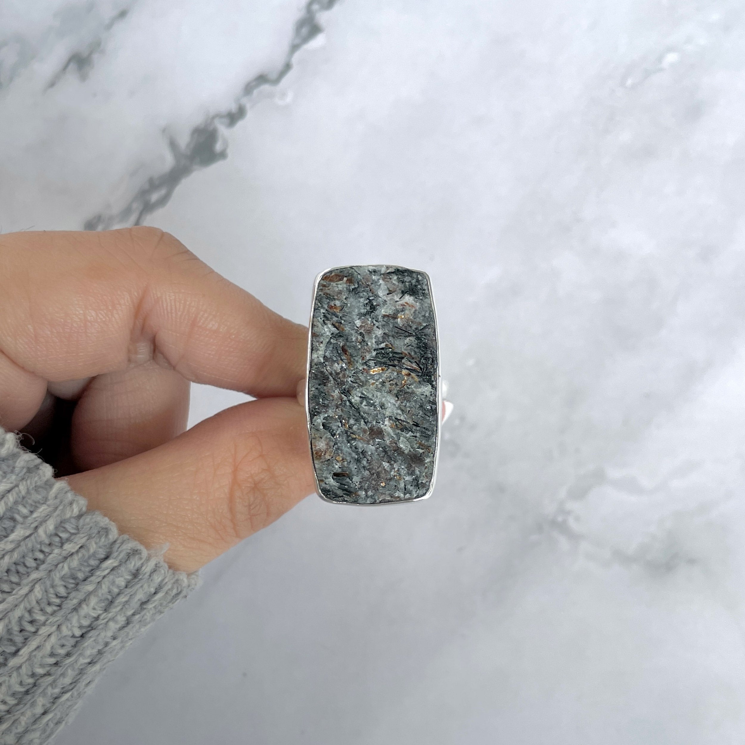 Astrophyllite Adjustable Ring-(AST-R-79.)