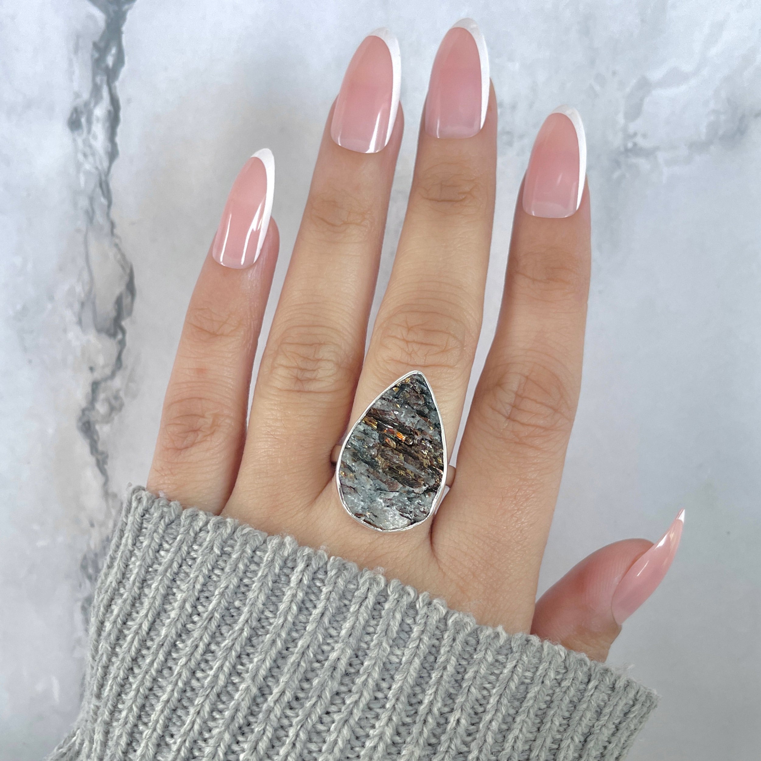 Astrophyllite Adjustable Ring-(AST-R-80.)