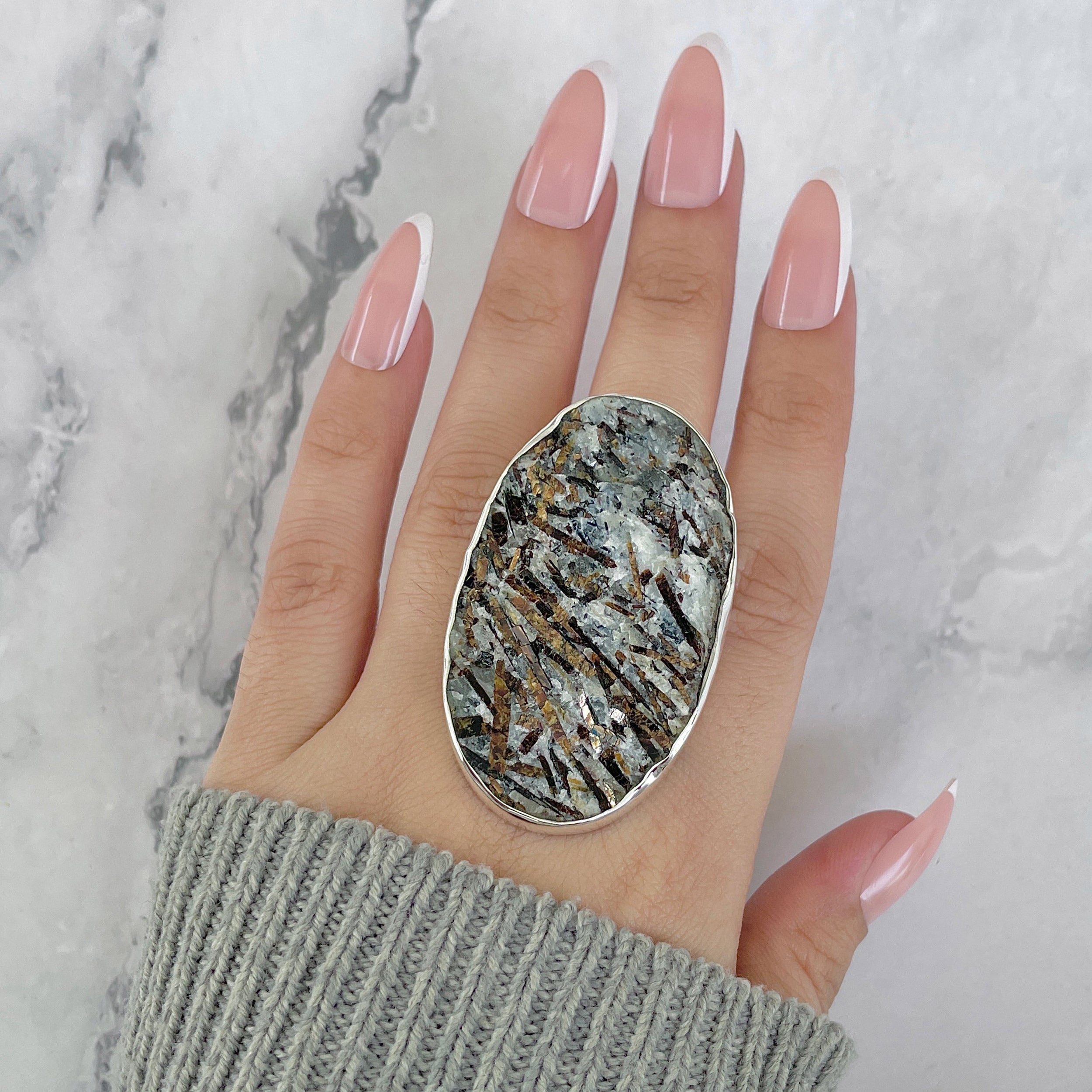 Astrophyllite Adjustable Ring-(AST-R-83.)