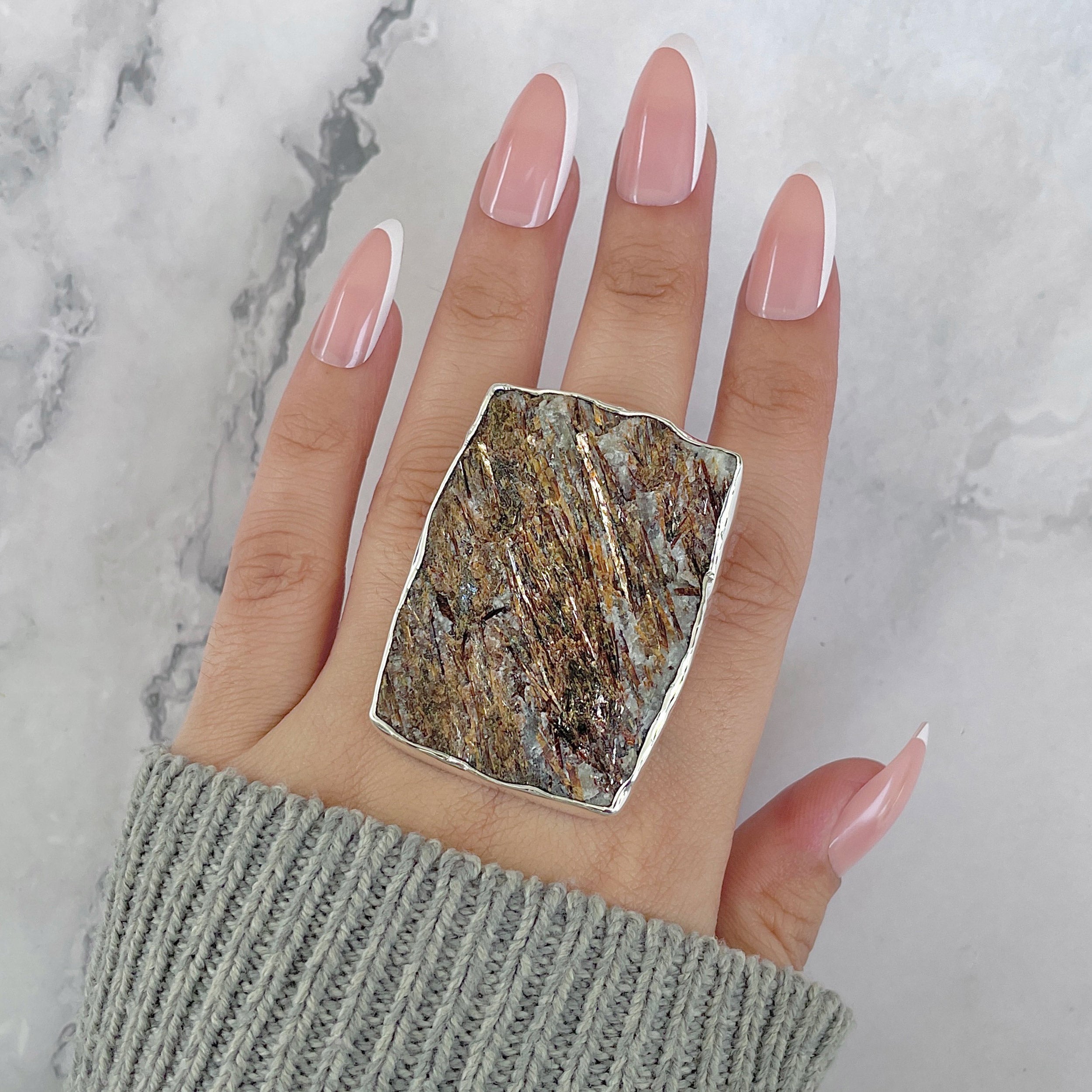 Astrophyllite Adjustable Ring-(AST-R-85.)