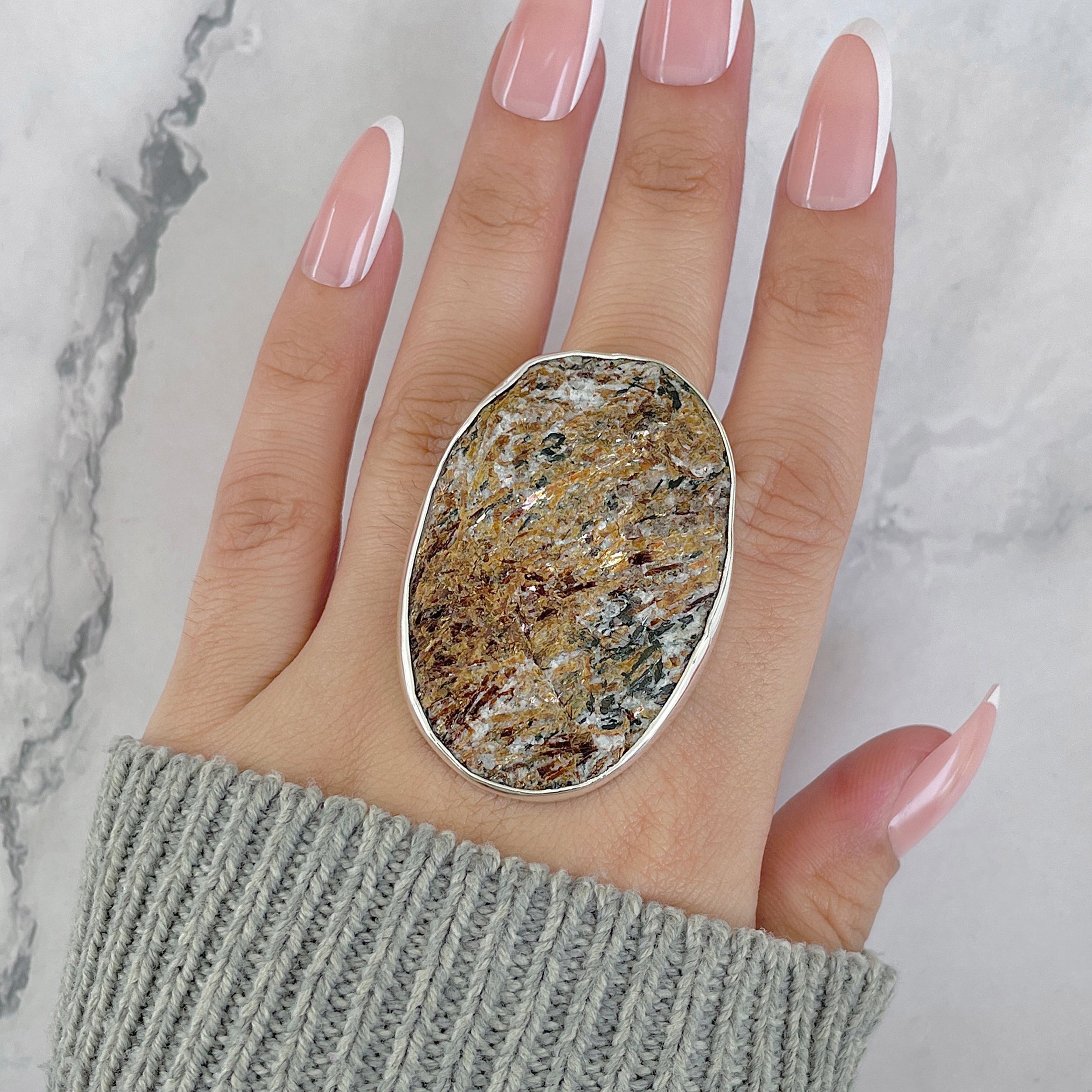 Astrophyllite Adjustable Ring-(AST-R-86.)