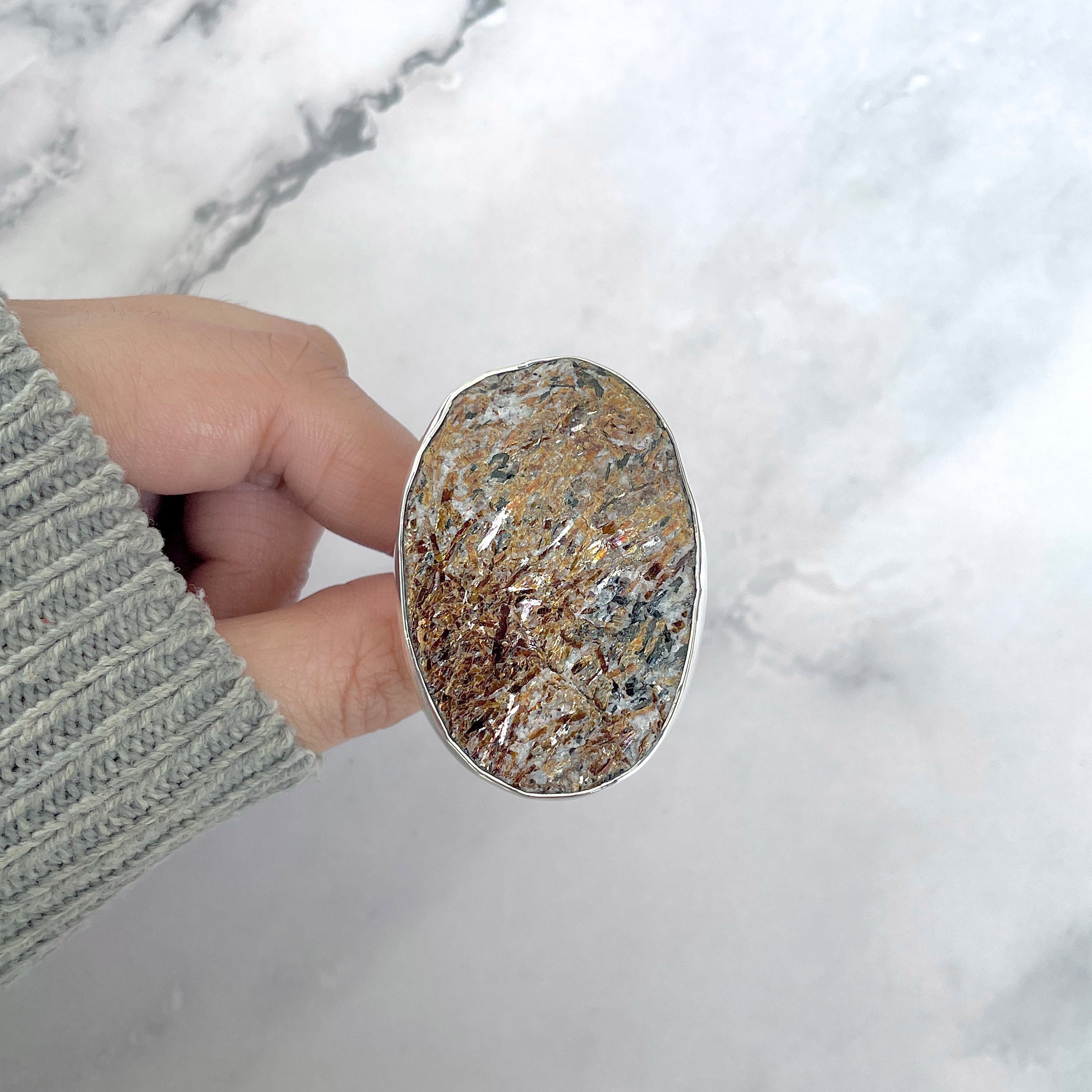 Astrophyllite Adjustable Ring-(AST-R-86.)