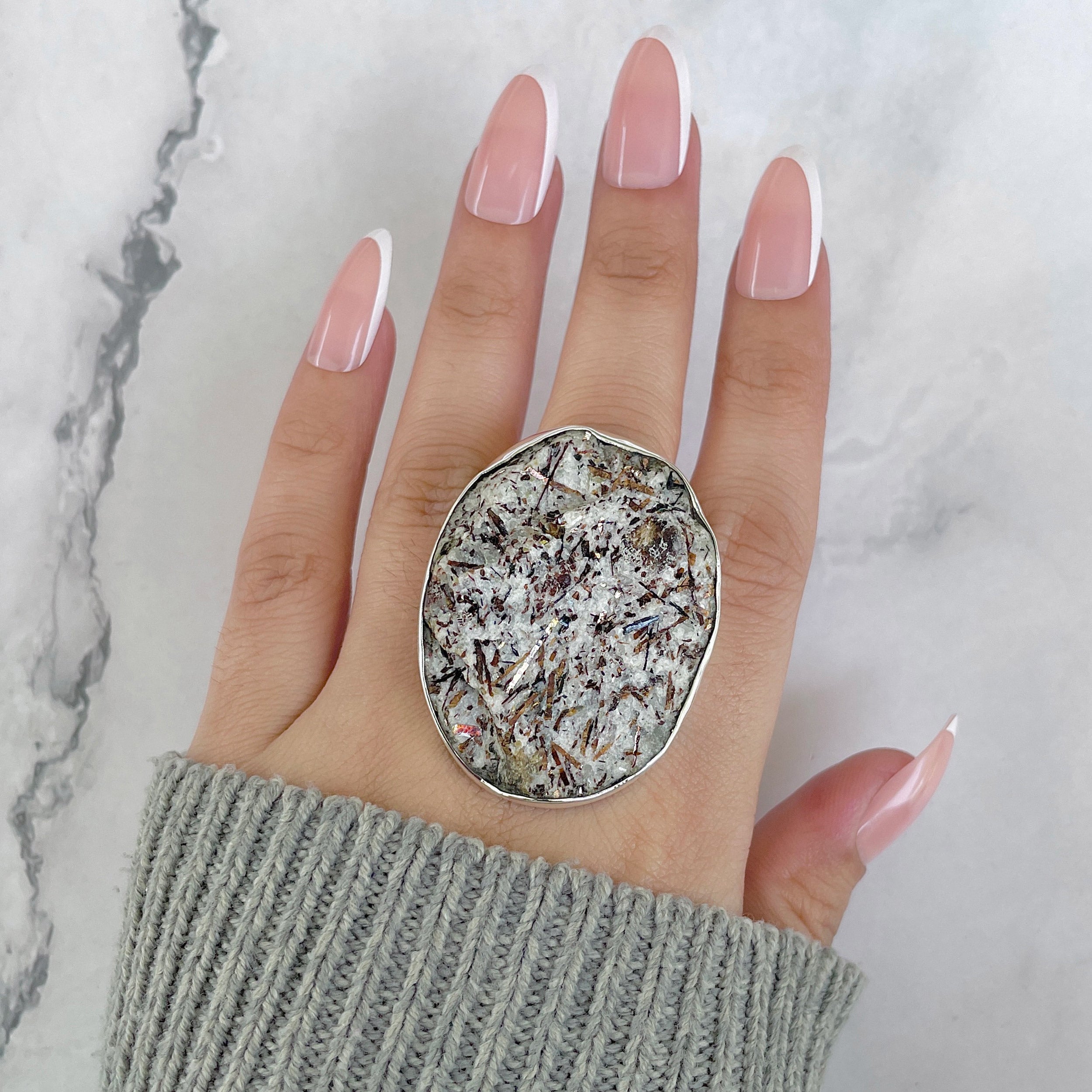 Astrophyllite Adjustable Ring-(AST-R-87.)