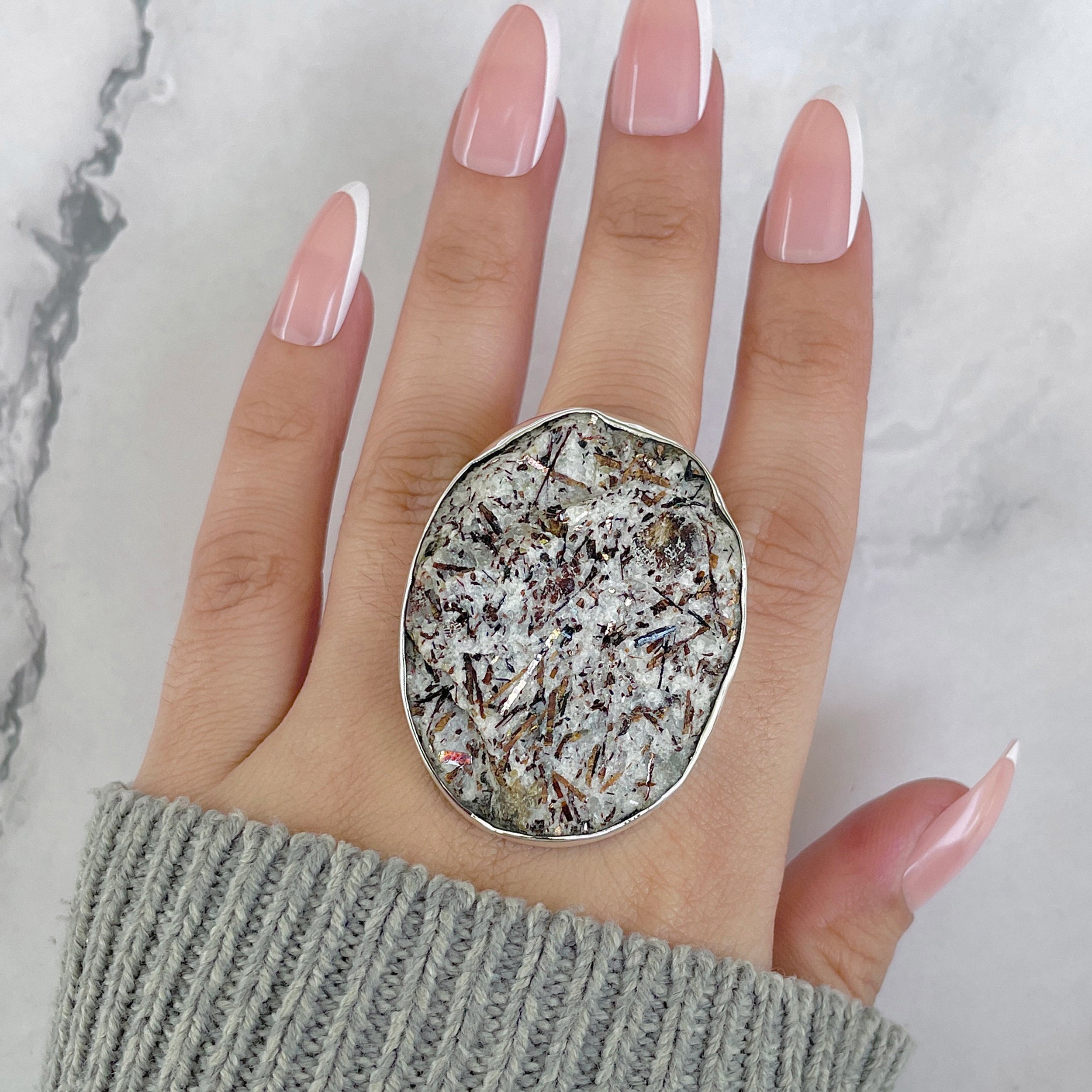 Astrophyllite Adjustable Ring-(AST-R-87.)