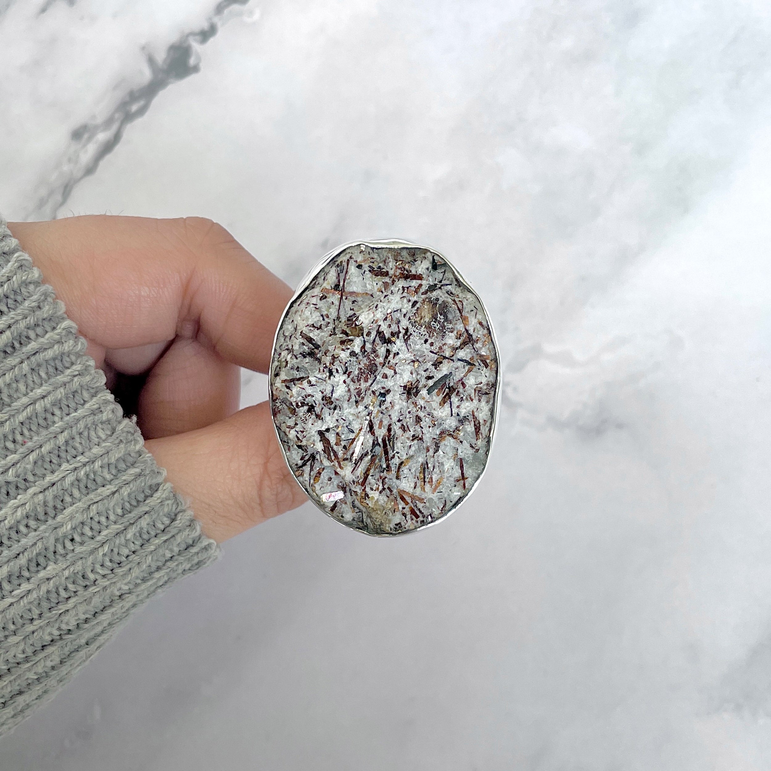 Astrophyllite Adjustable Ring-(AST-R-87.)