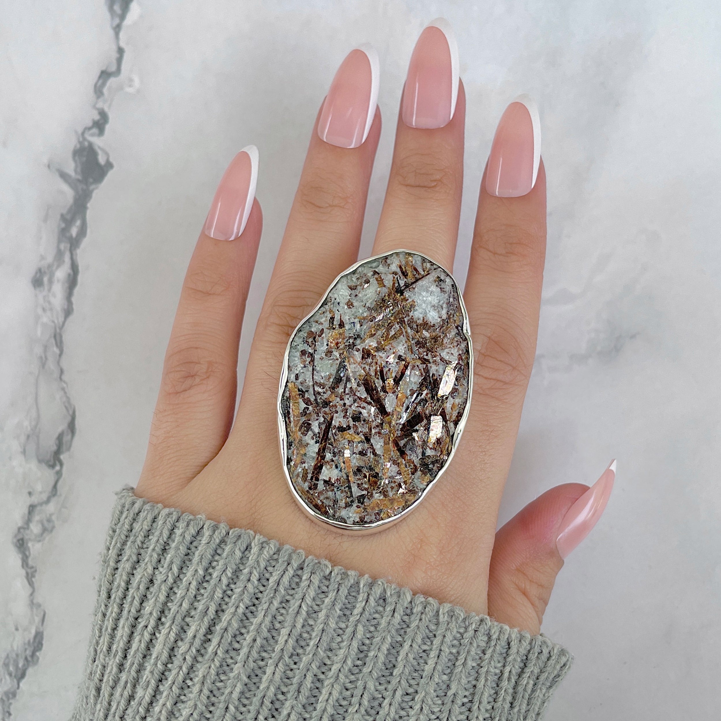 Astrophyllite Adjustable Ring-(AST-R-88.)