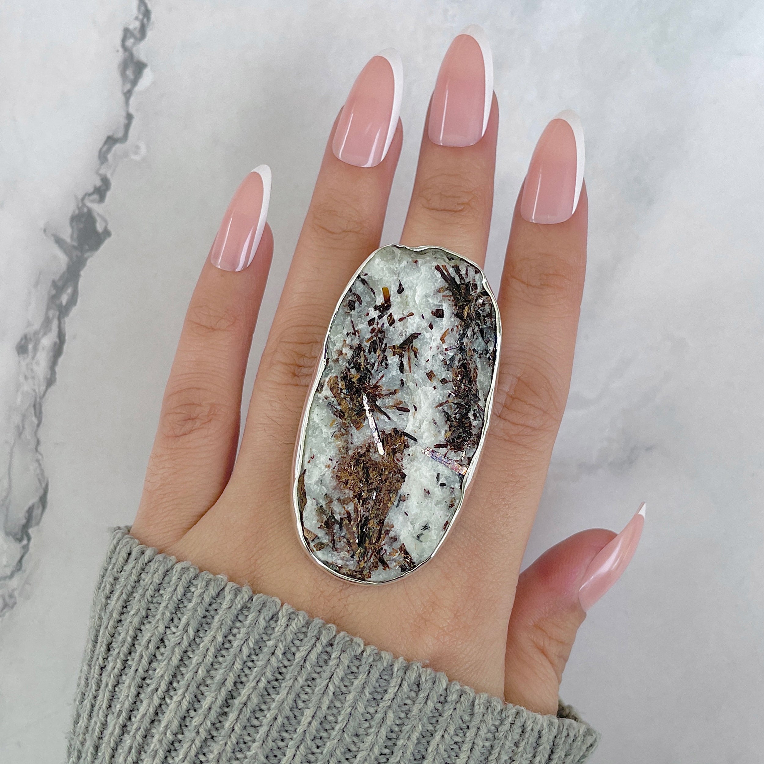 Astrophyllite Adjustable Ring-(AST-R-89.)