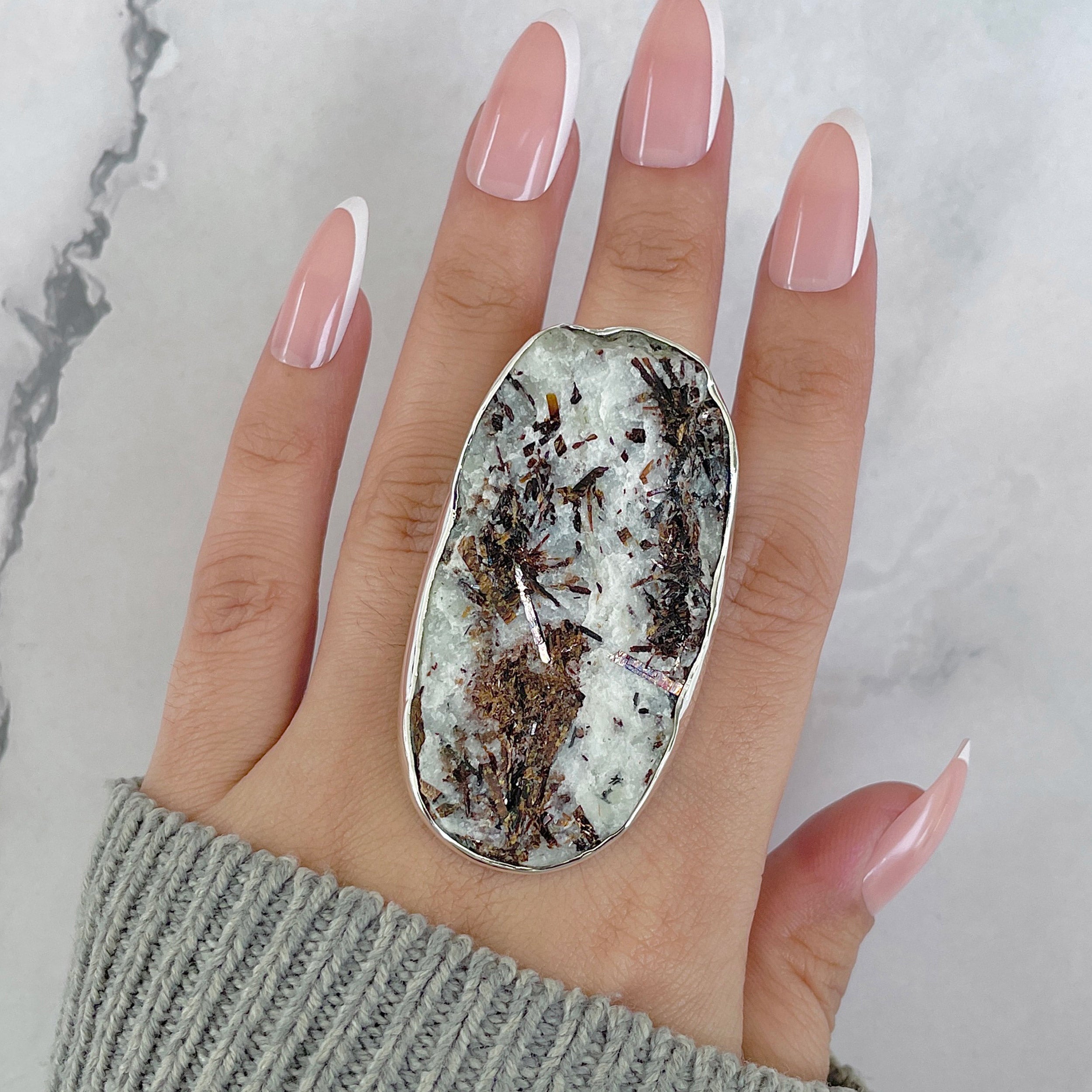 Astrophyllite Adjustable Ring-(AST-R-89.)