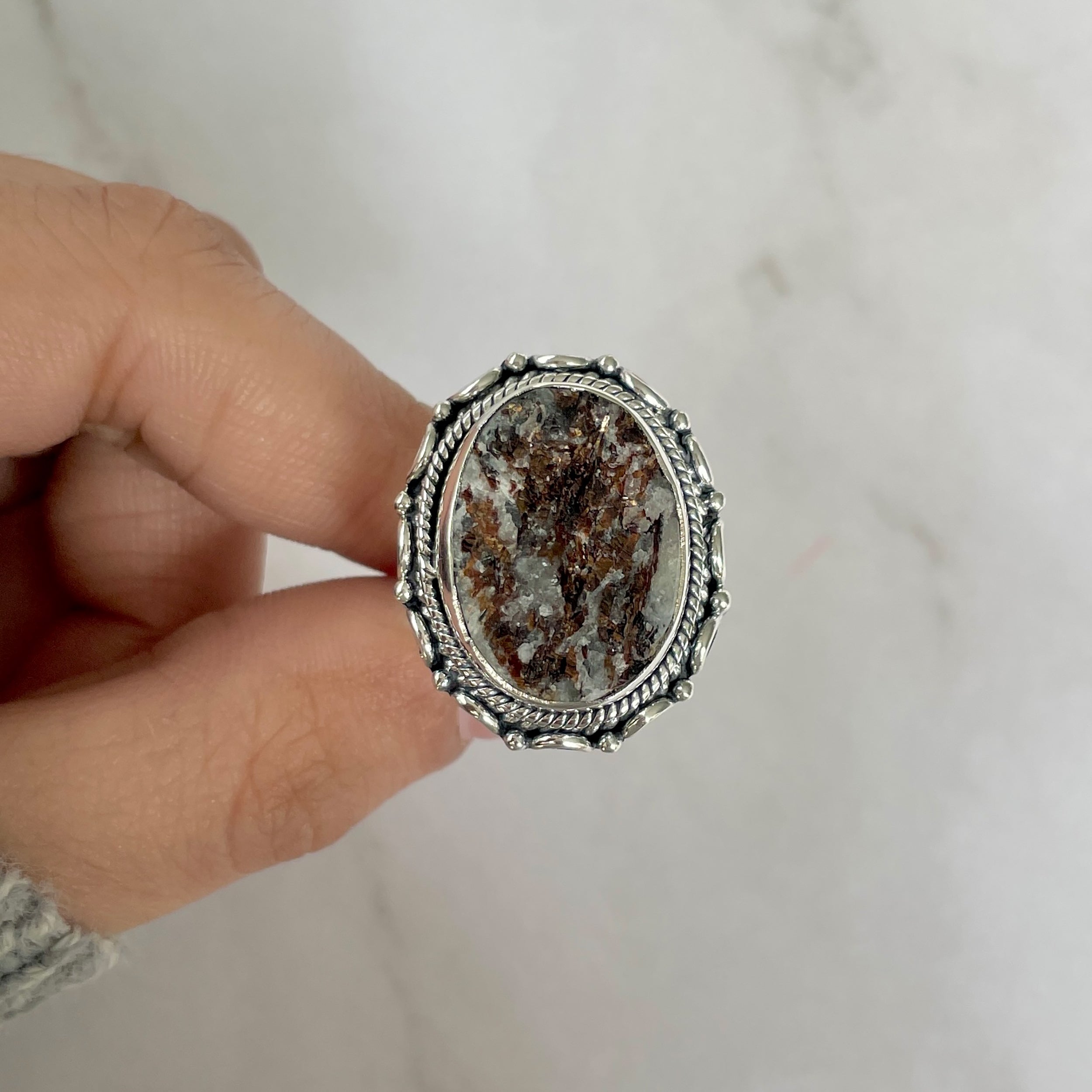 Astrophyllite Adjustable Ring-(AST-R-9.)