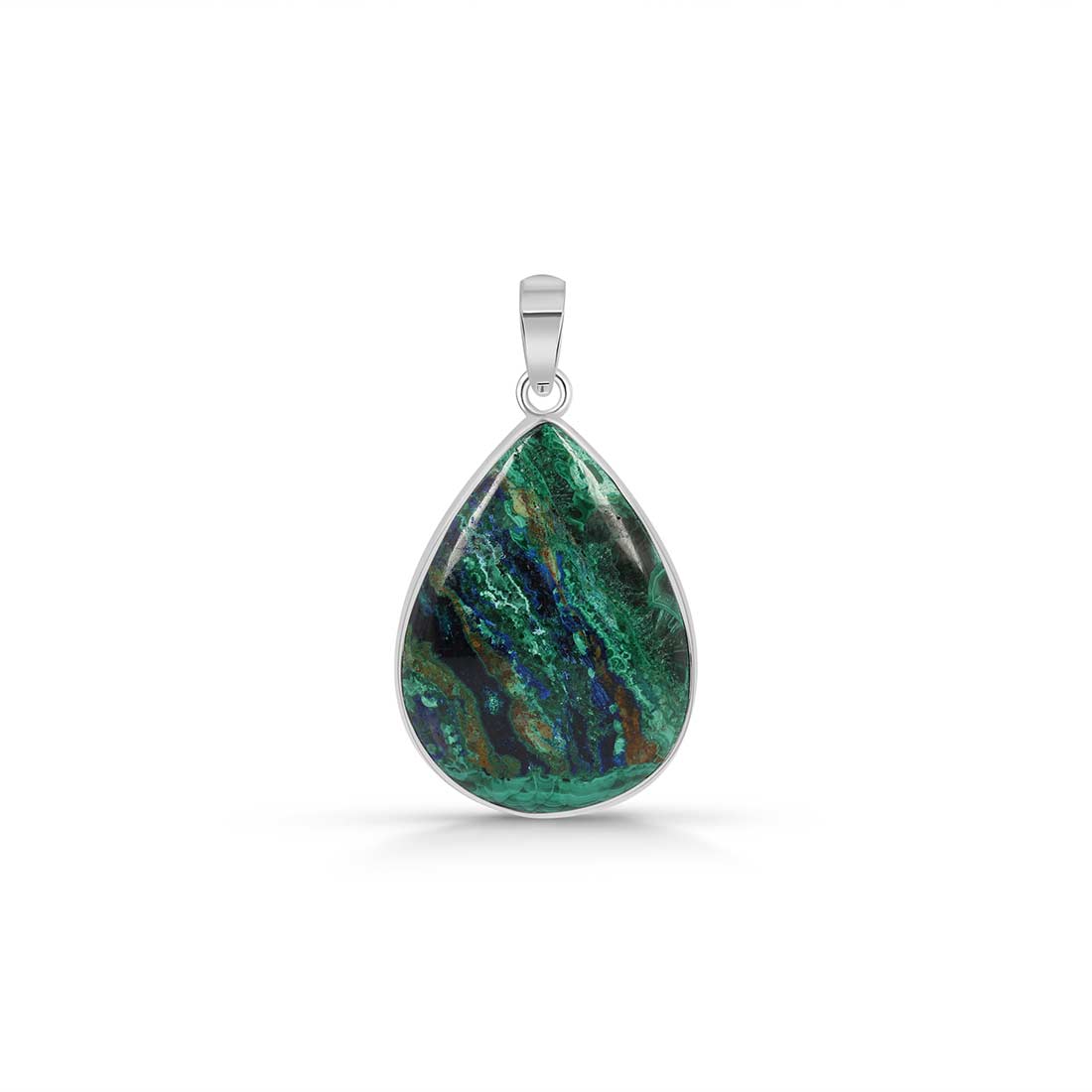 Azurite Malachite Pendant-(AZM-P-11.)