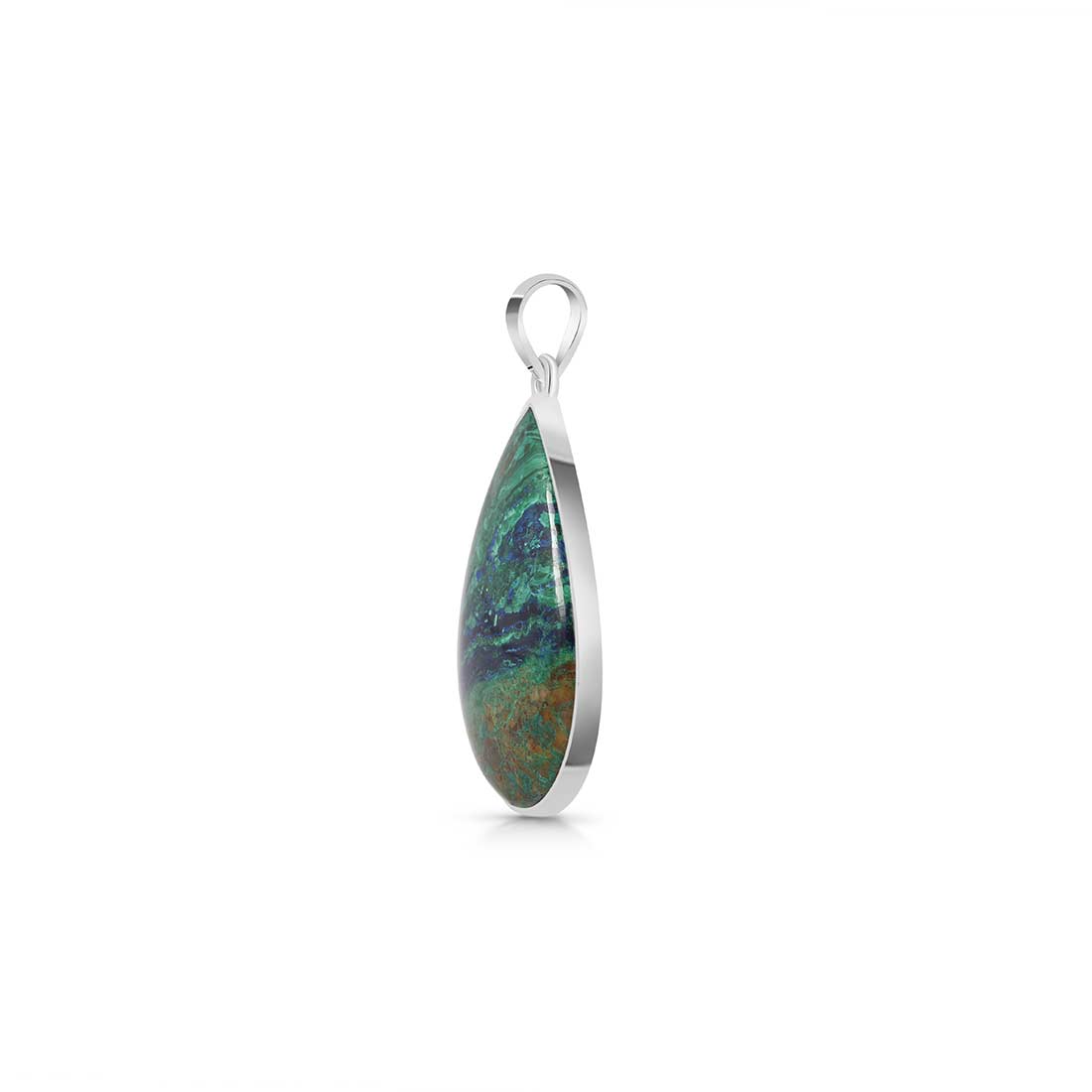 Azurite Malachite Pendant-(AZM-P-12.)