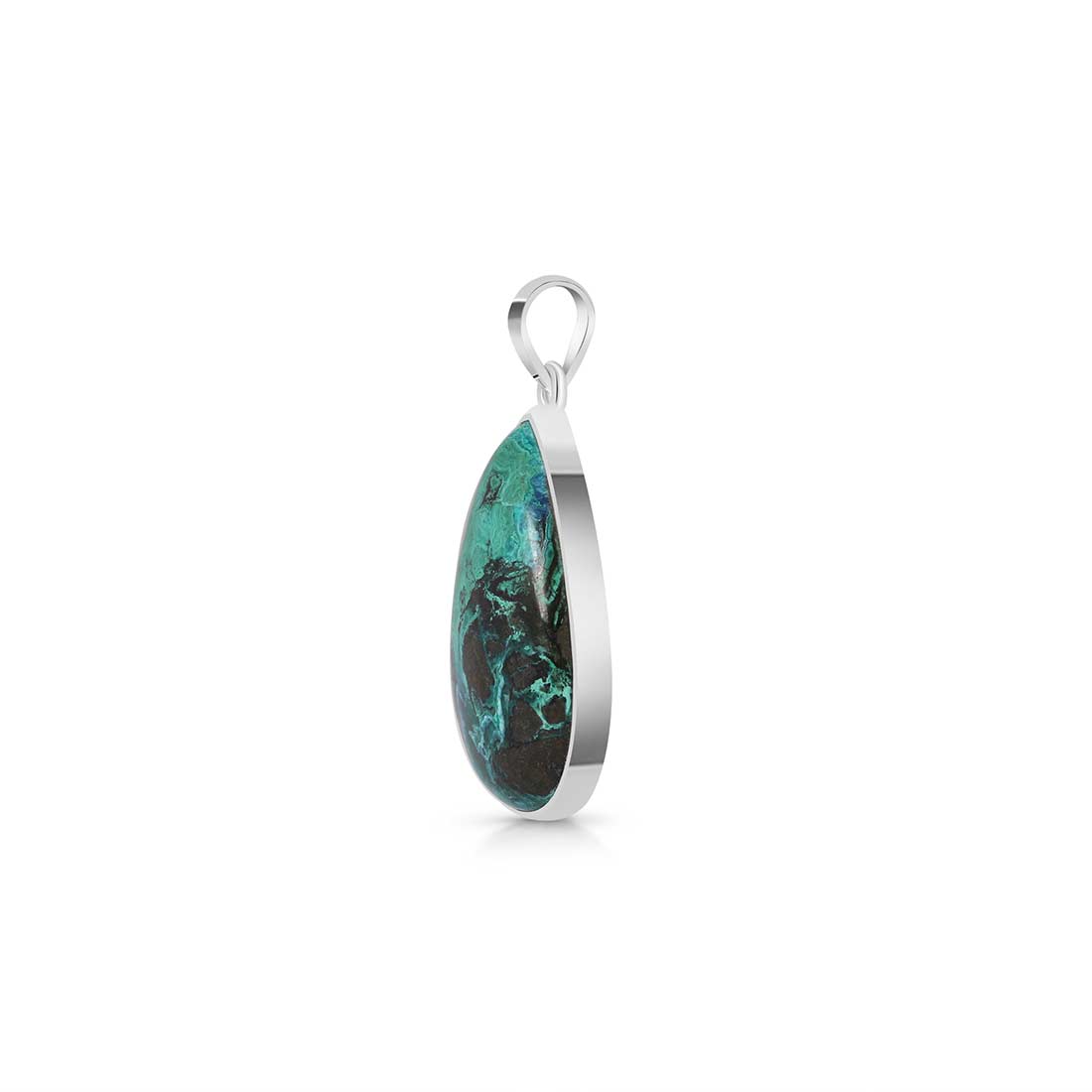Azurite Malachite Pendant-(AZM-P-13.)
