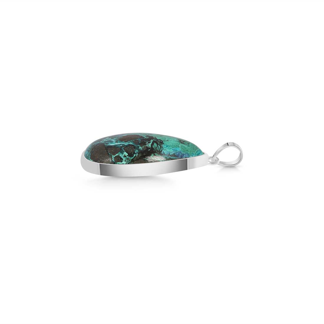 Azurite Malachite Pendant-(AZM-P-13.)
