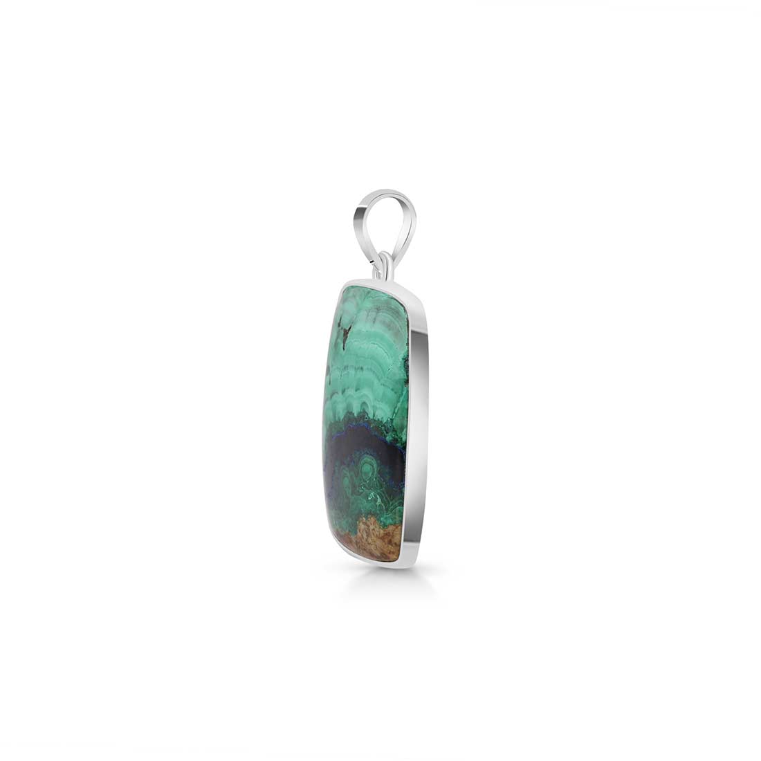 Azurite Malachite Pendant-(AZM-P-14.)