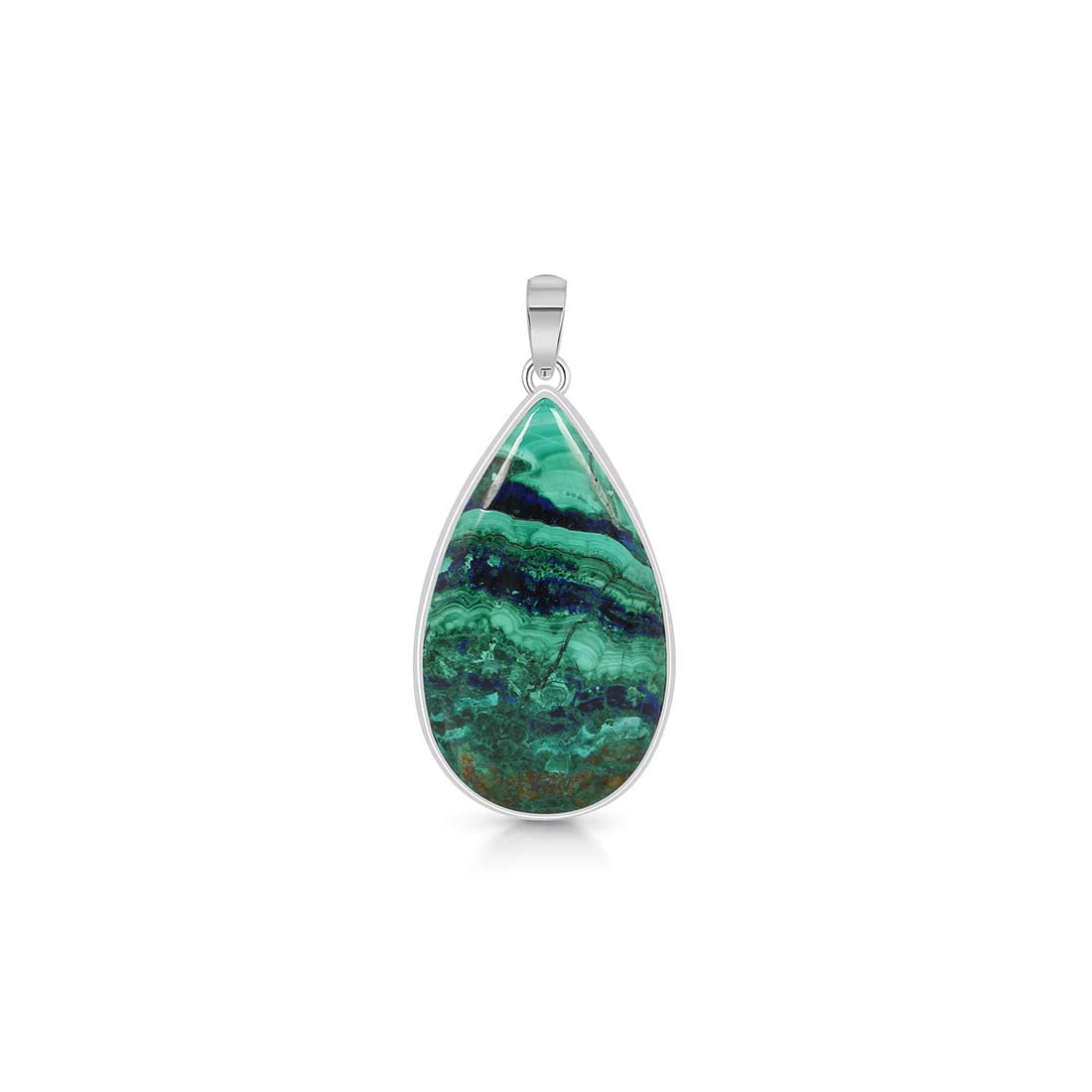 Azurite Malachite Pendant-(AZM-P-19.)