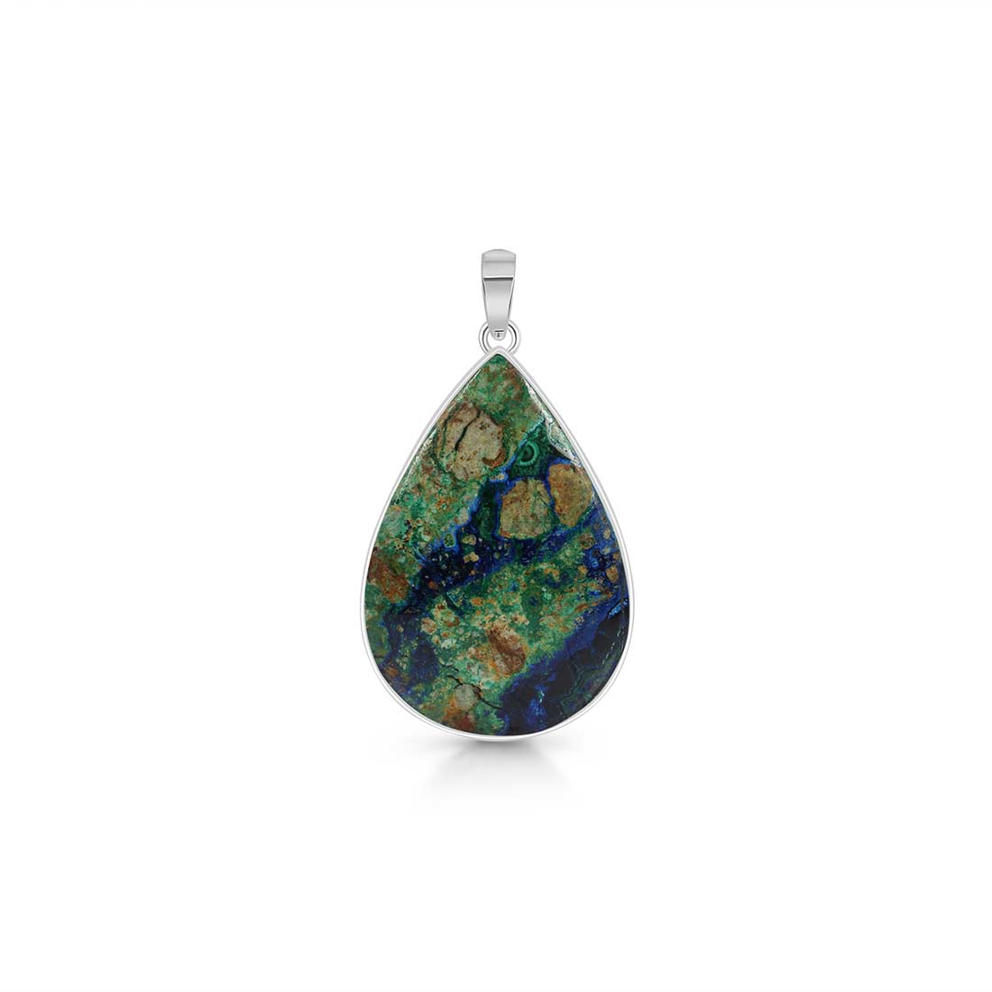 Azurite Malachite Pendant-(AZM-P-21.)