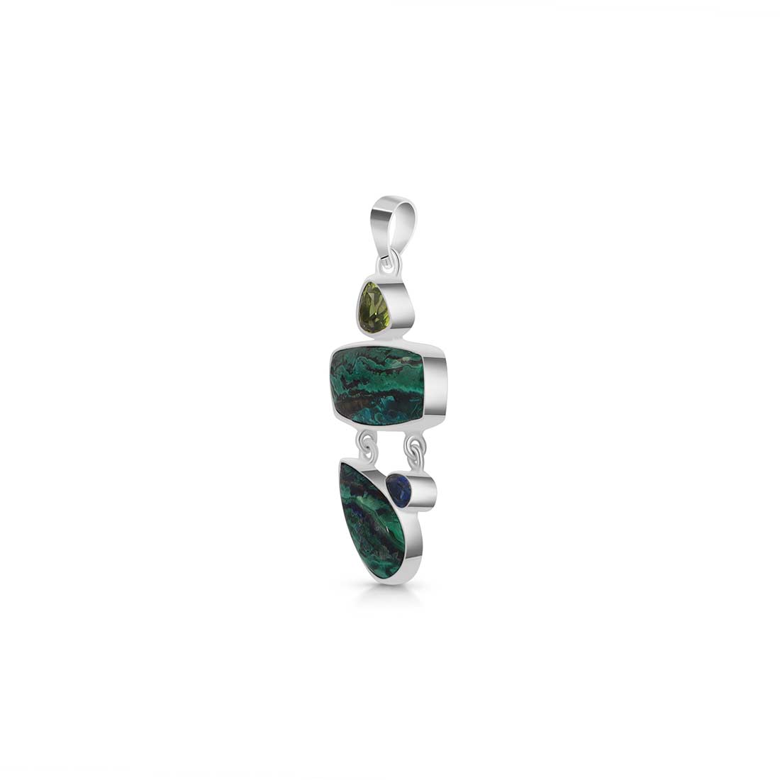 Azurite Malachite Pendant-(AZM-P-28.)