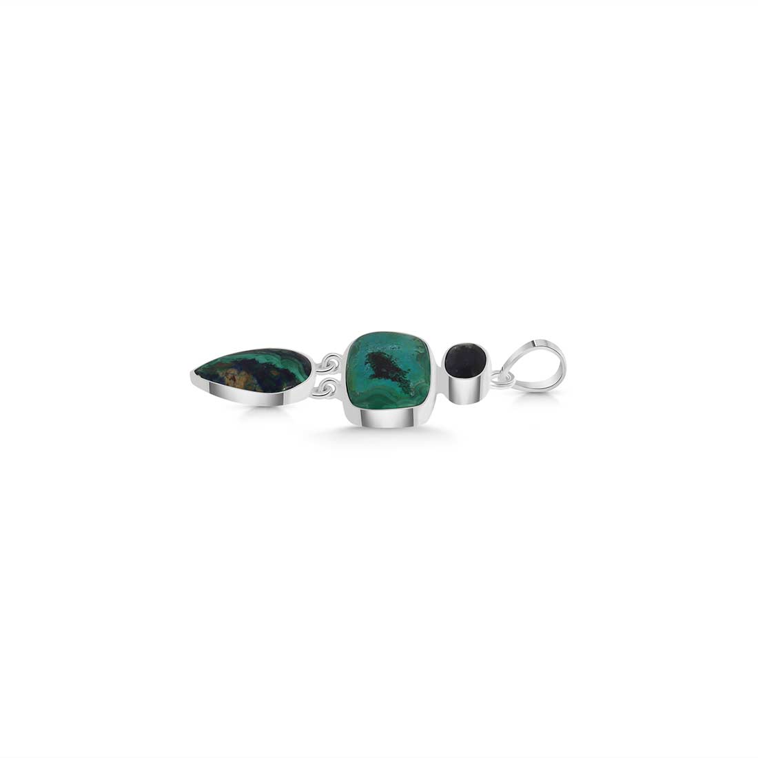 Azurite Malachite Pendant-(AZM-P-36.)