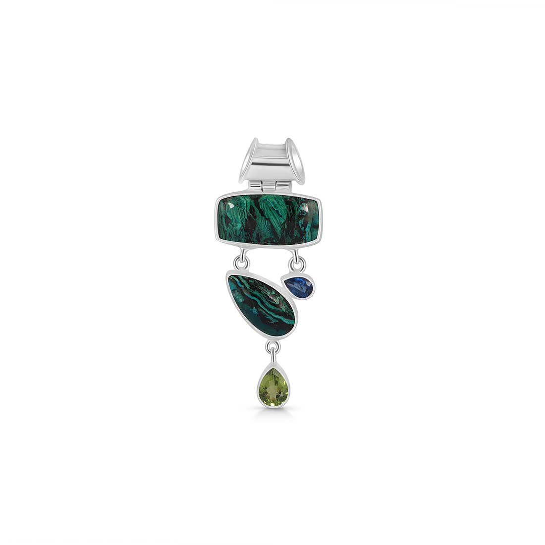 Azurite Malachite Pendant-(AZM-P-37.)