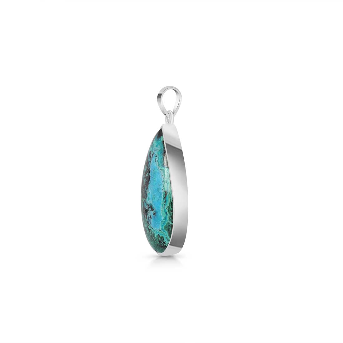 Azurite Malachite Pendant-(AZM-P-4.)