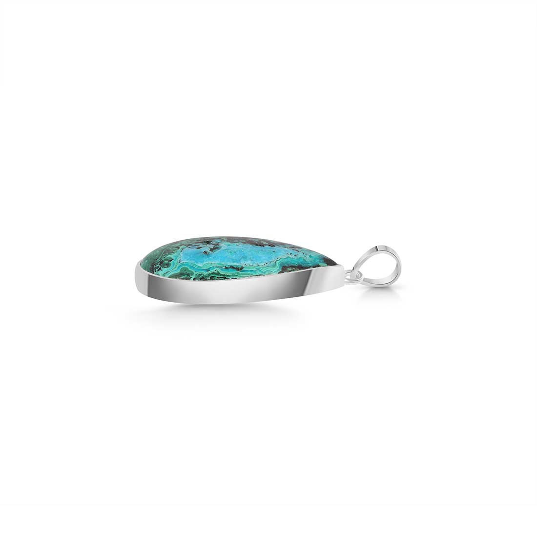 Azurite Malachite Pendant-(AZM-P-4.)