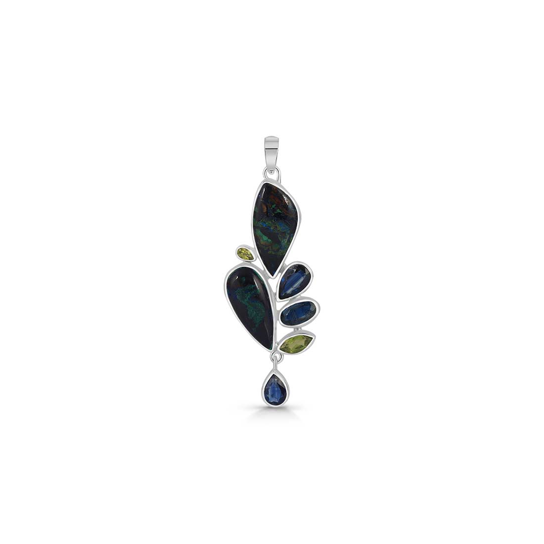 Azurite Malachite Pendant-(AZM-P-42.)