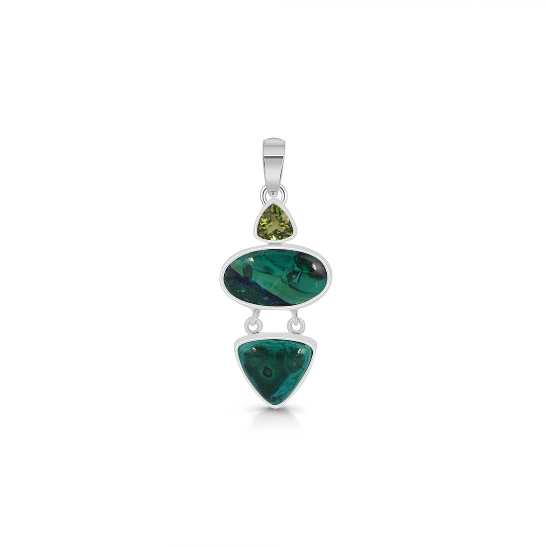 Azurite Malachite Pendant-(AZM-P-45.)